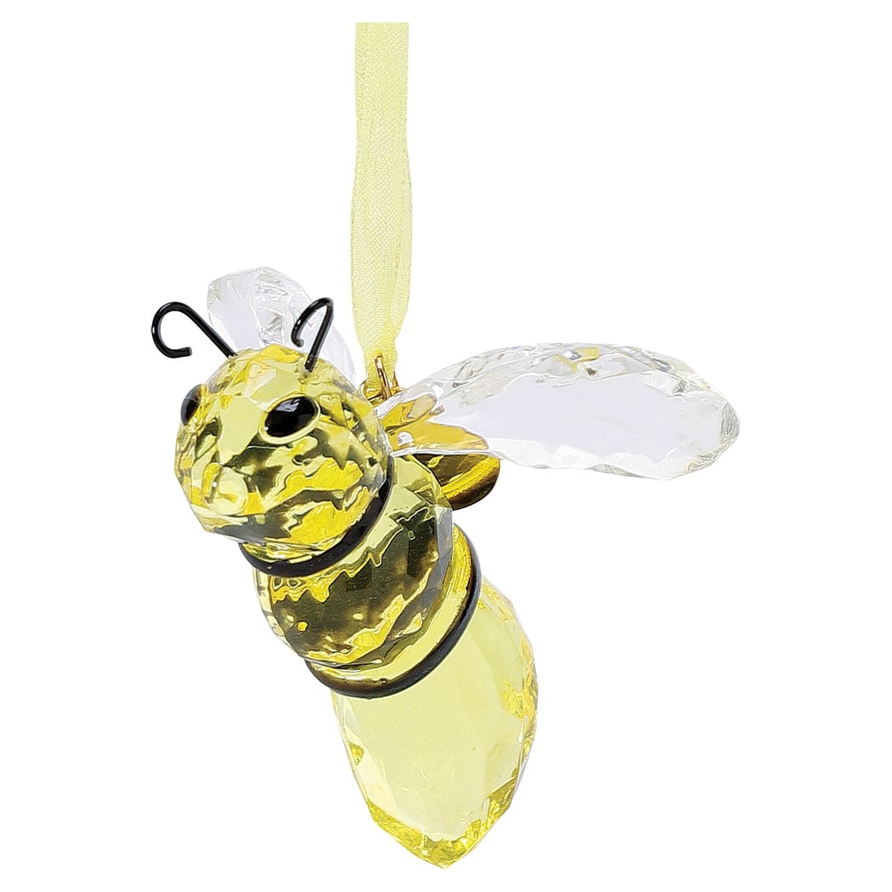 Bee Happy Inspirational Bee Ornament Gift with Message、mySite、g9winljtr
