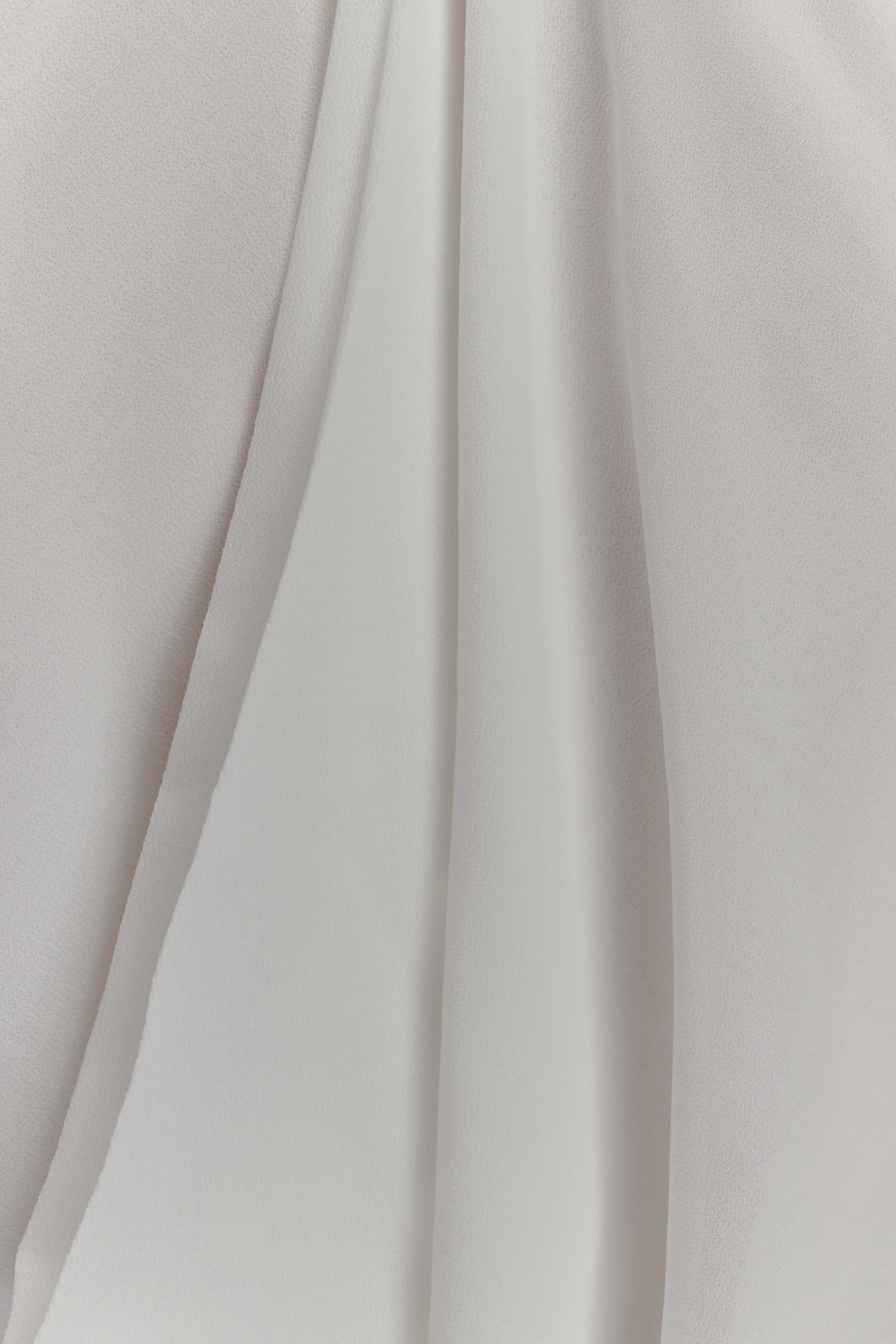 Rosalia Cowl Neck Maxi Dress - White、mySite、solidvoid