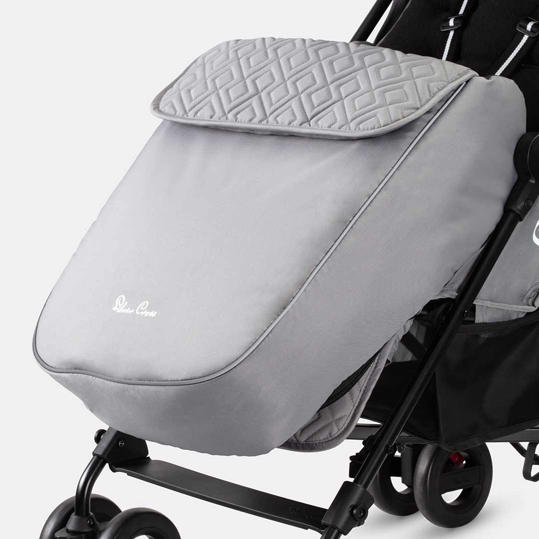  Silver Cross Zest Footmuff - Silver、mySite、merchandisen