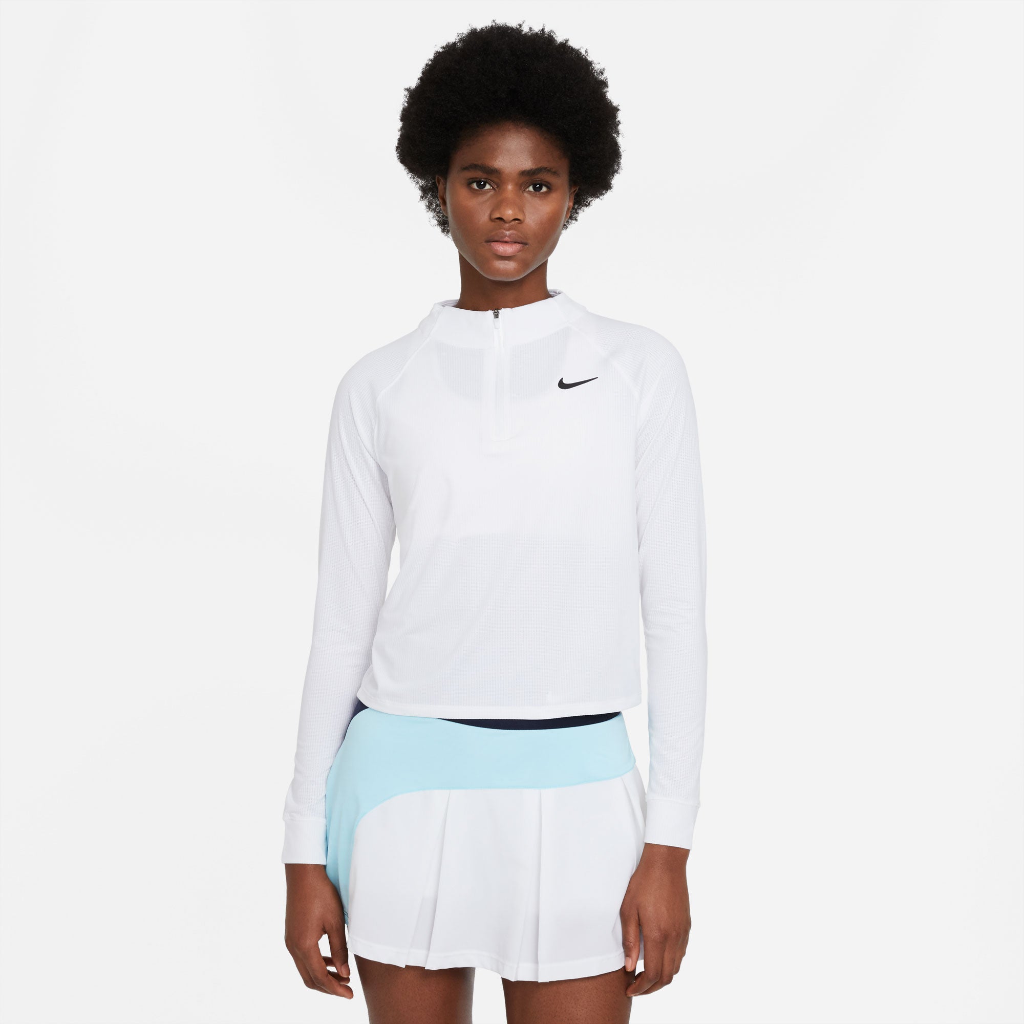 NikeCourt Dri-FIT Victory Women's Long-Sleeve Half-Zip Tennis Top