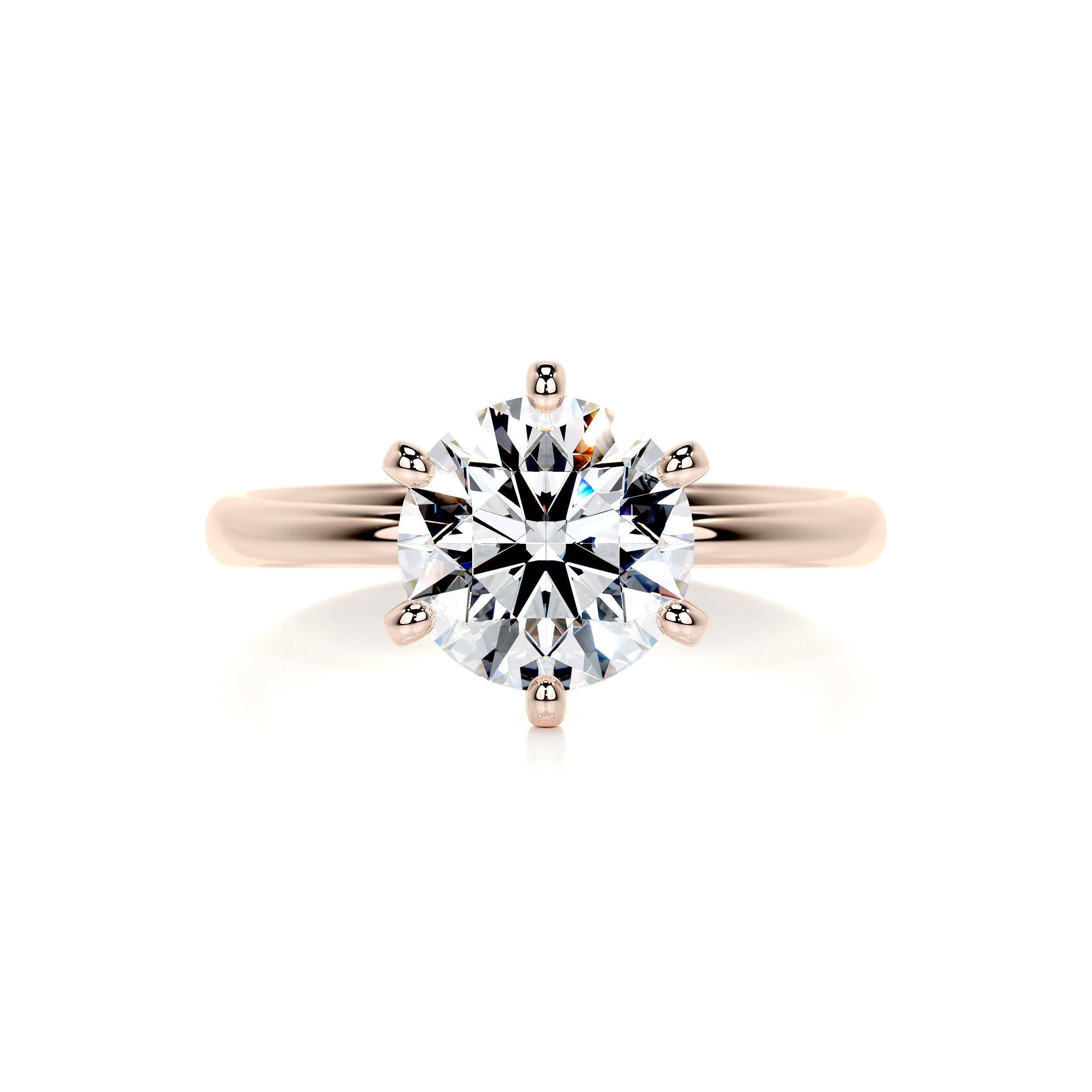 Samantha Diamond Engagement Ring - 14K Rose Gold、mySite、hinf8tx79