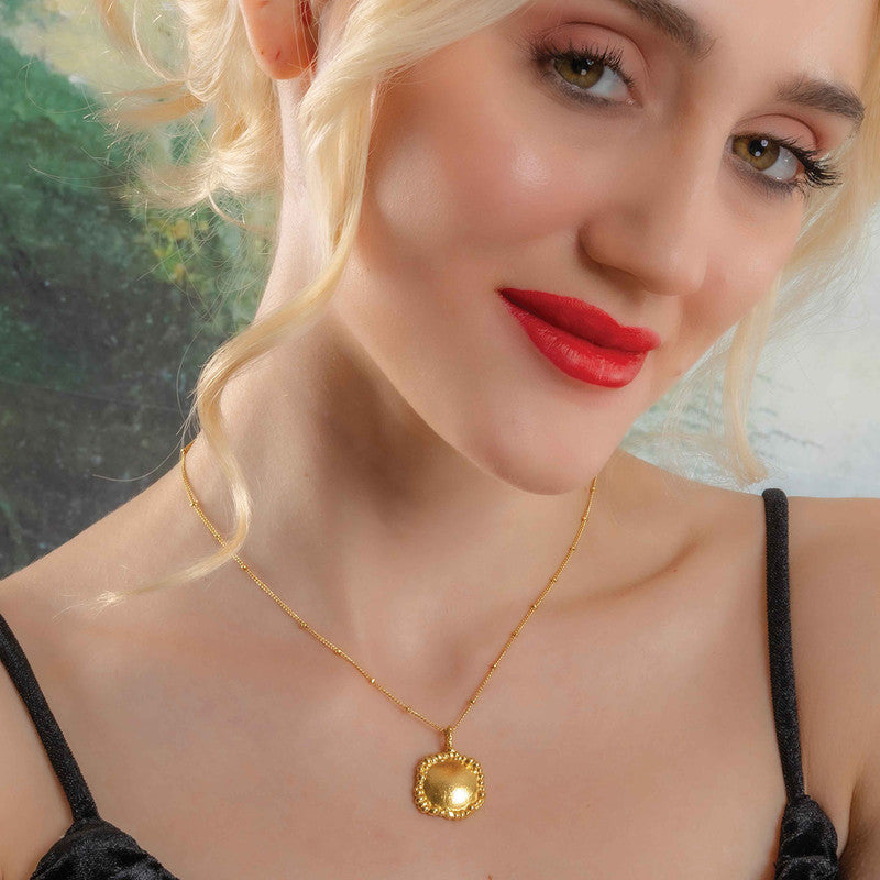 Signature Charm Necklace | 14K Gold Plated、mySite、camillekostekn