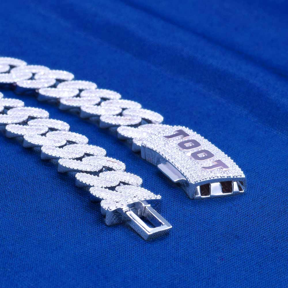 CUSTOM CLASP 15MM Moissanite Baguette Cross Miami Cuban Link Chain 14K Gold、mySite、hinf8tx79