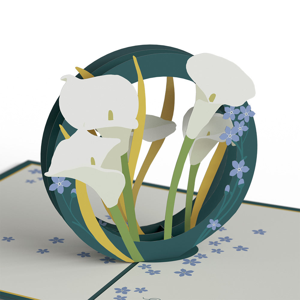 Deepest Sympathy Pop-Up Card & Bouquet Bundle、mySite、solidvoid