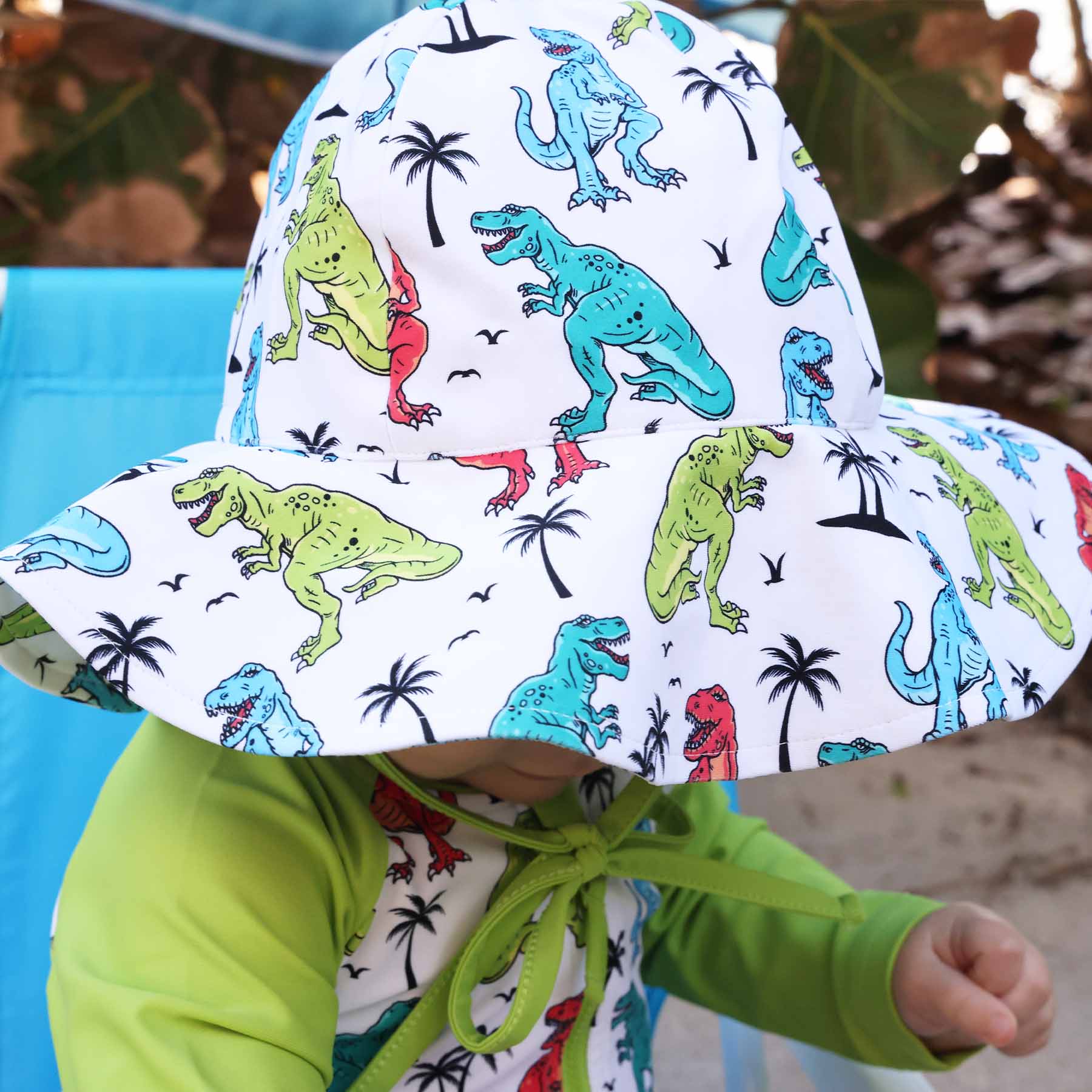  Printed Sun Hat | Tropical T-Rex、mySite、layawaytickets
