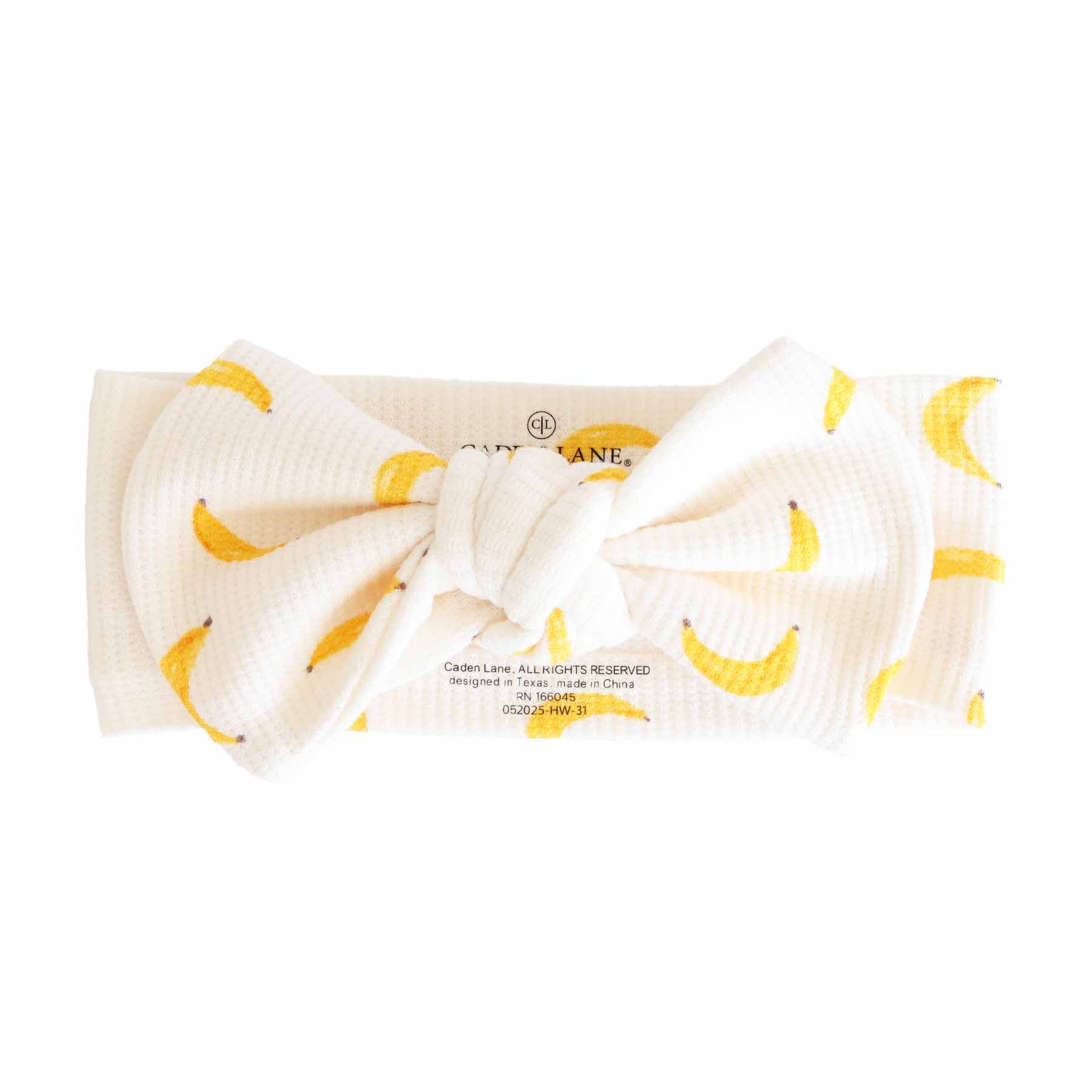  Go Bananas Bamboo Waffle Knit Large Bow Headwrap、mySite、layawaytickets