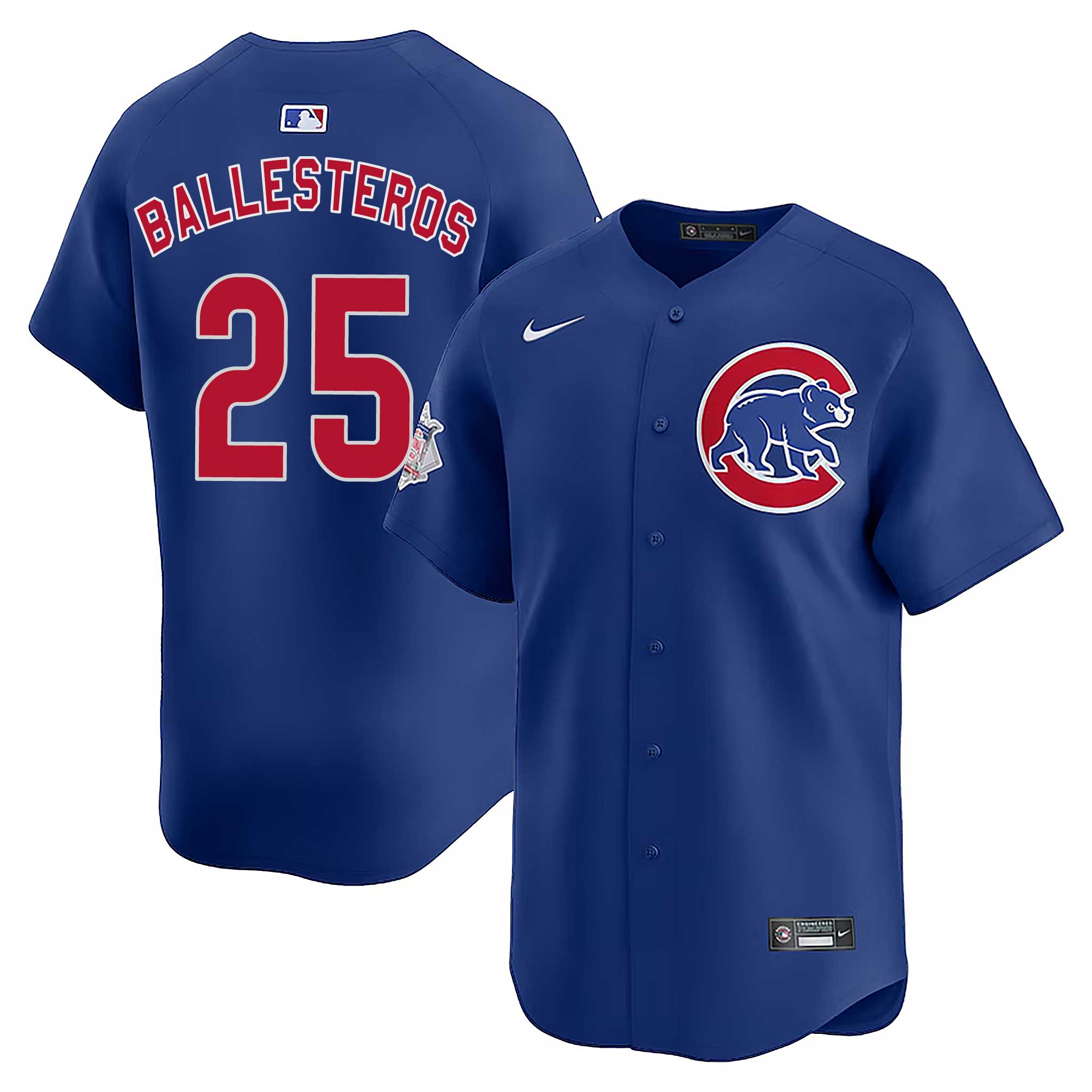 Chicago Cubs Mois茅s Ballesteros Nike Alternate Vapor Limited Jersey W/ Authentic Lettering、mySite、vikingsvslions