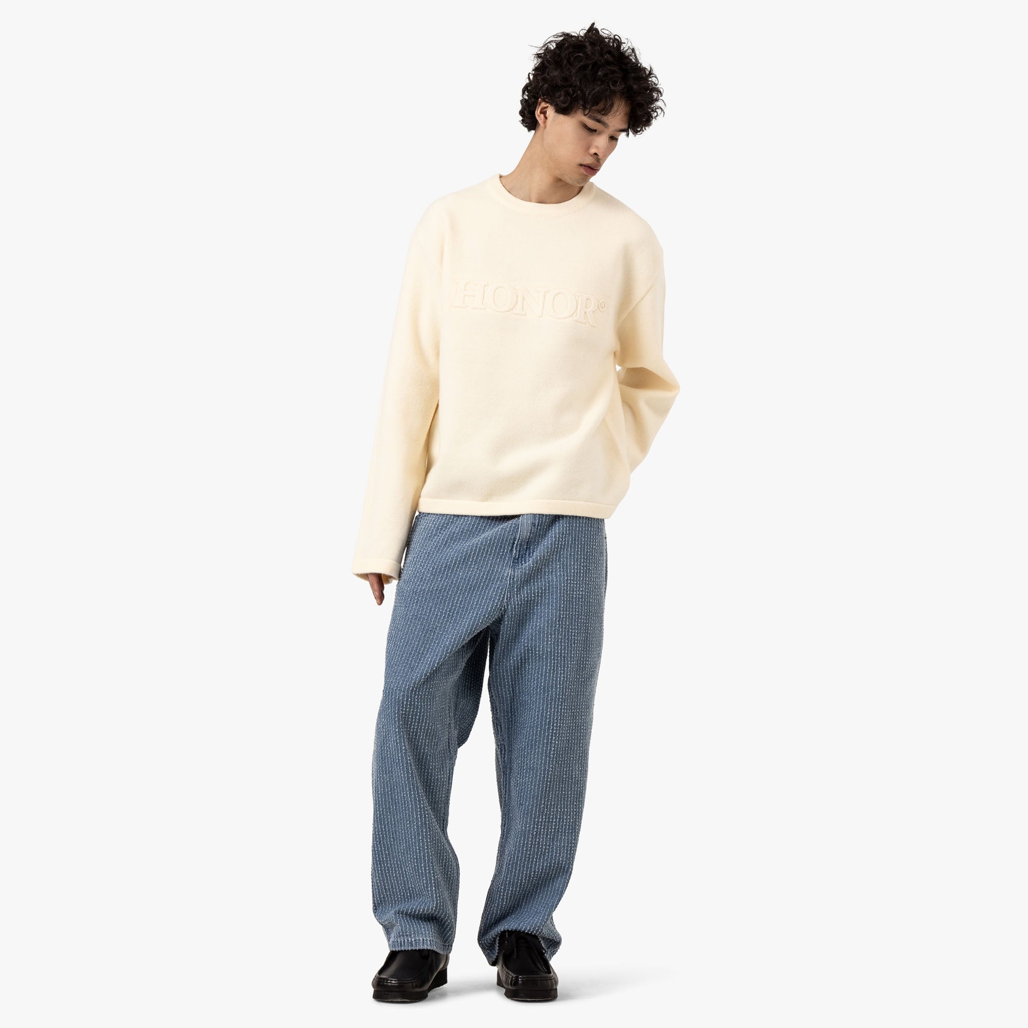  Honor The Gift Honor Knit Sweater Cream、mySite、merchandisen