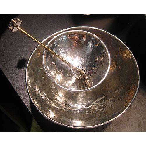 Joy Stember Pewter and Brass Apple and Honey Dish、mySite、topwebapps