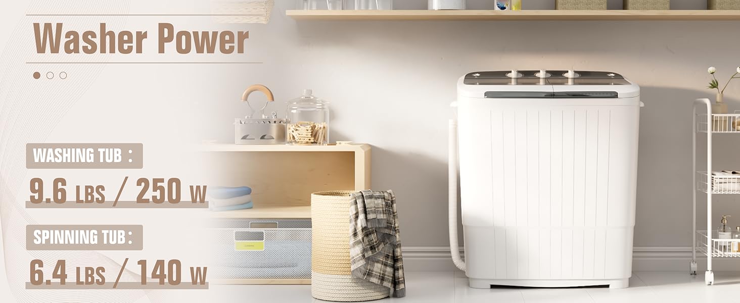 mini washing machine portable washer dryer combo clothes portable washing