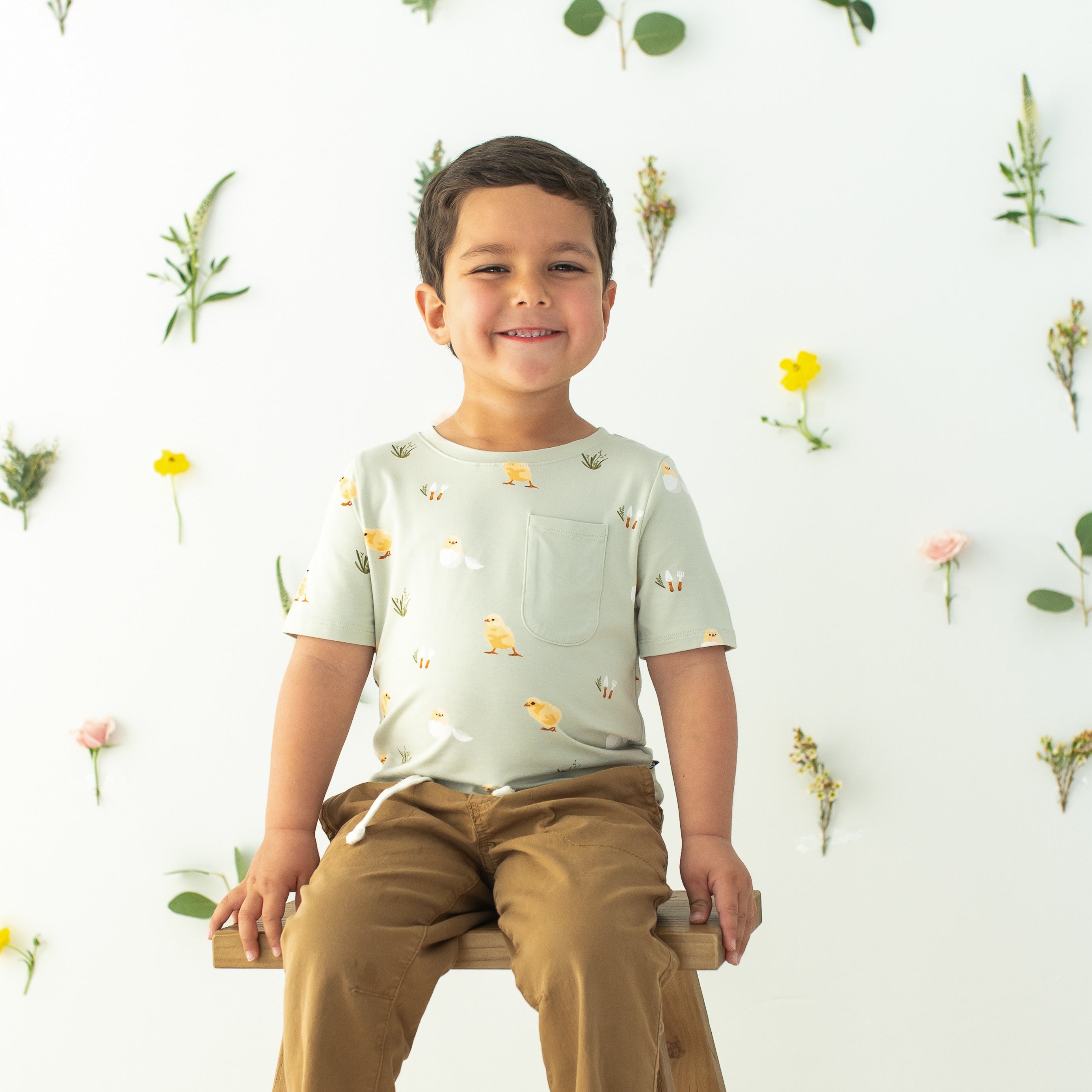  Toddler Crew Neck Tee in Aloe Chick、mySite、layawaytickets