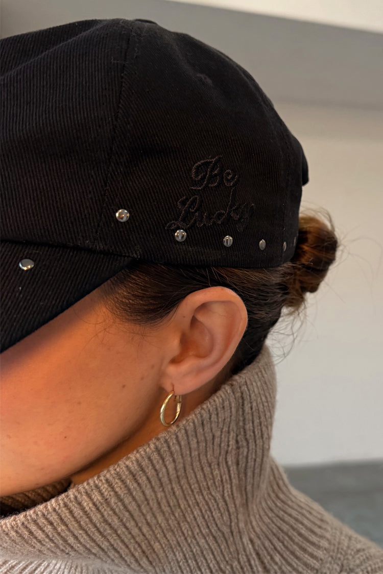 Black Studded Denim Cap、mySite、solidvoid