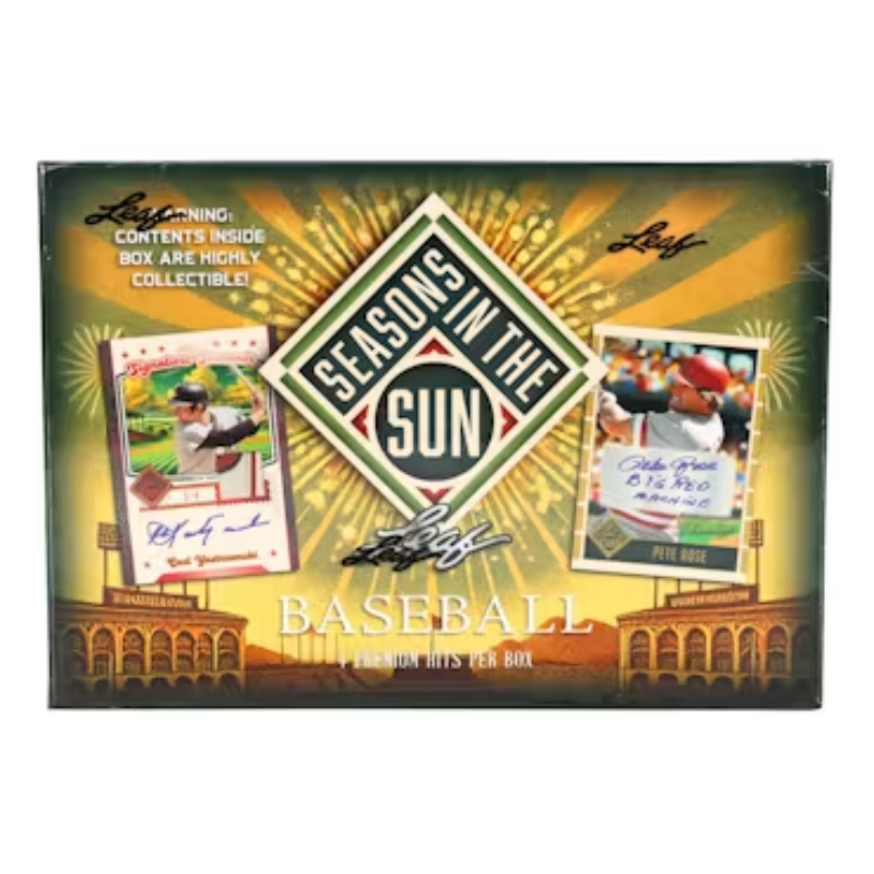 2025 Leaf Seasons in the Sun Baseball Hobby Box、mySite、waistdrama