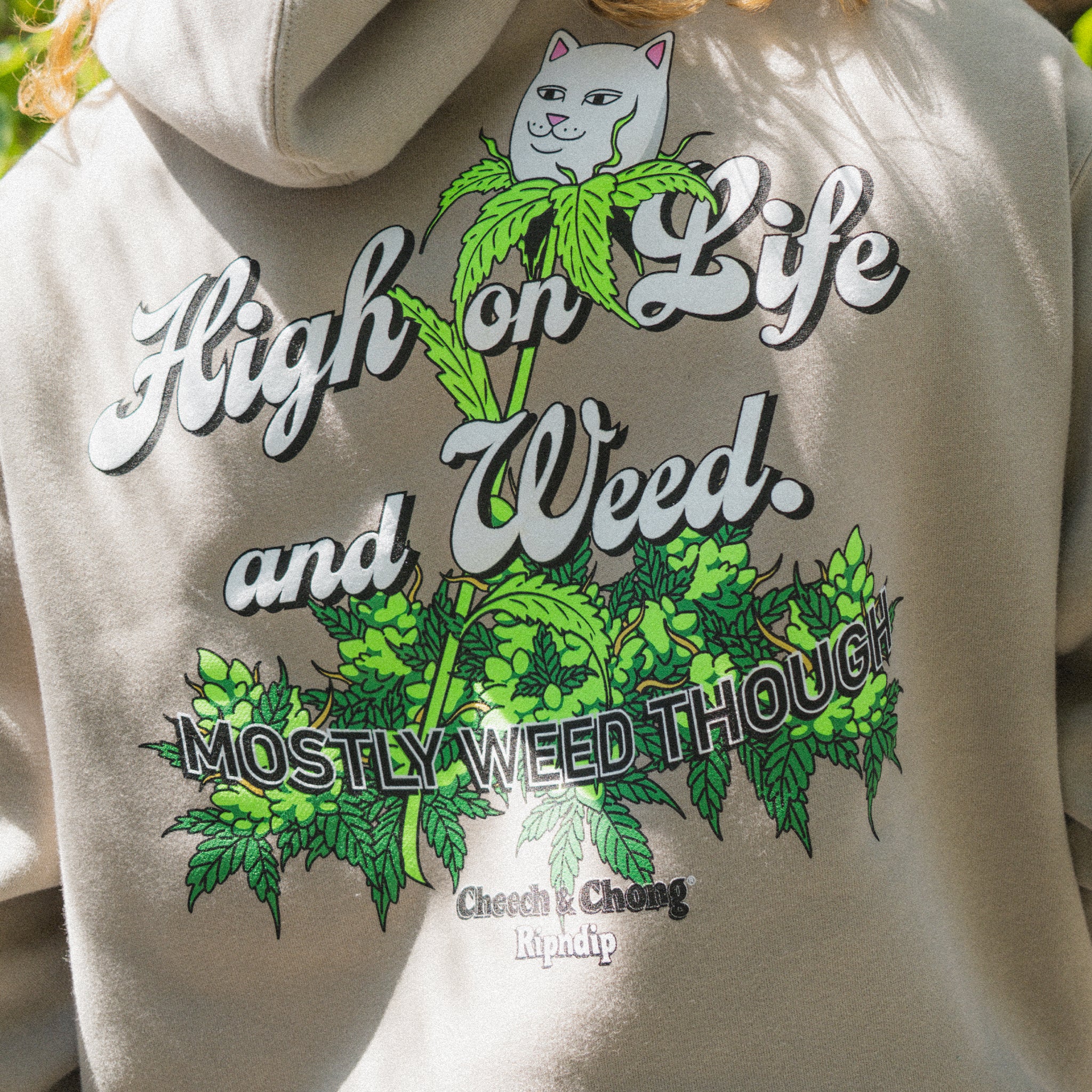  High On Life 420 Hoodie (Cement)、mySite、merchandisen