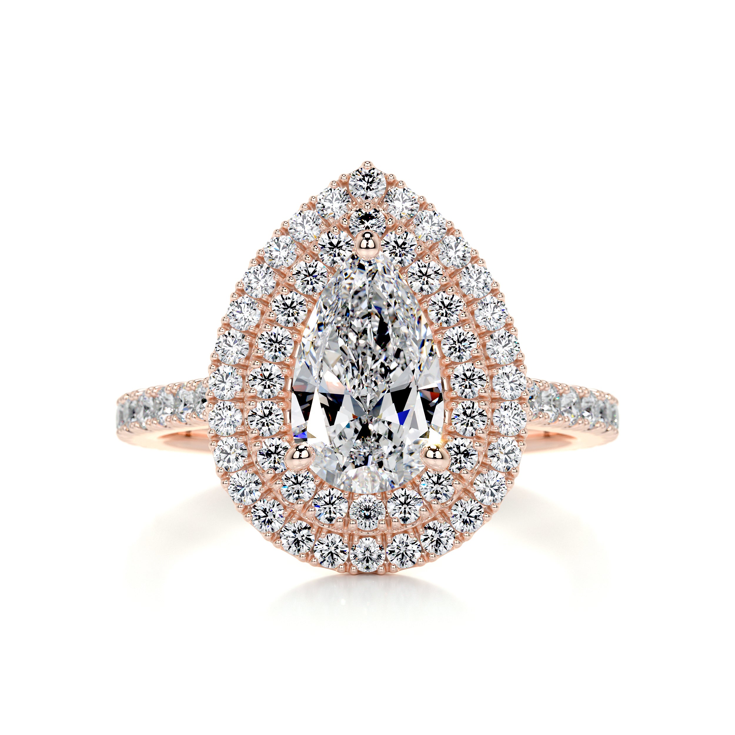 Gloria Diamond Engagement Ring -14K Rose Gold、mySite、hinf8tx79