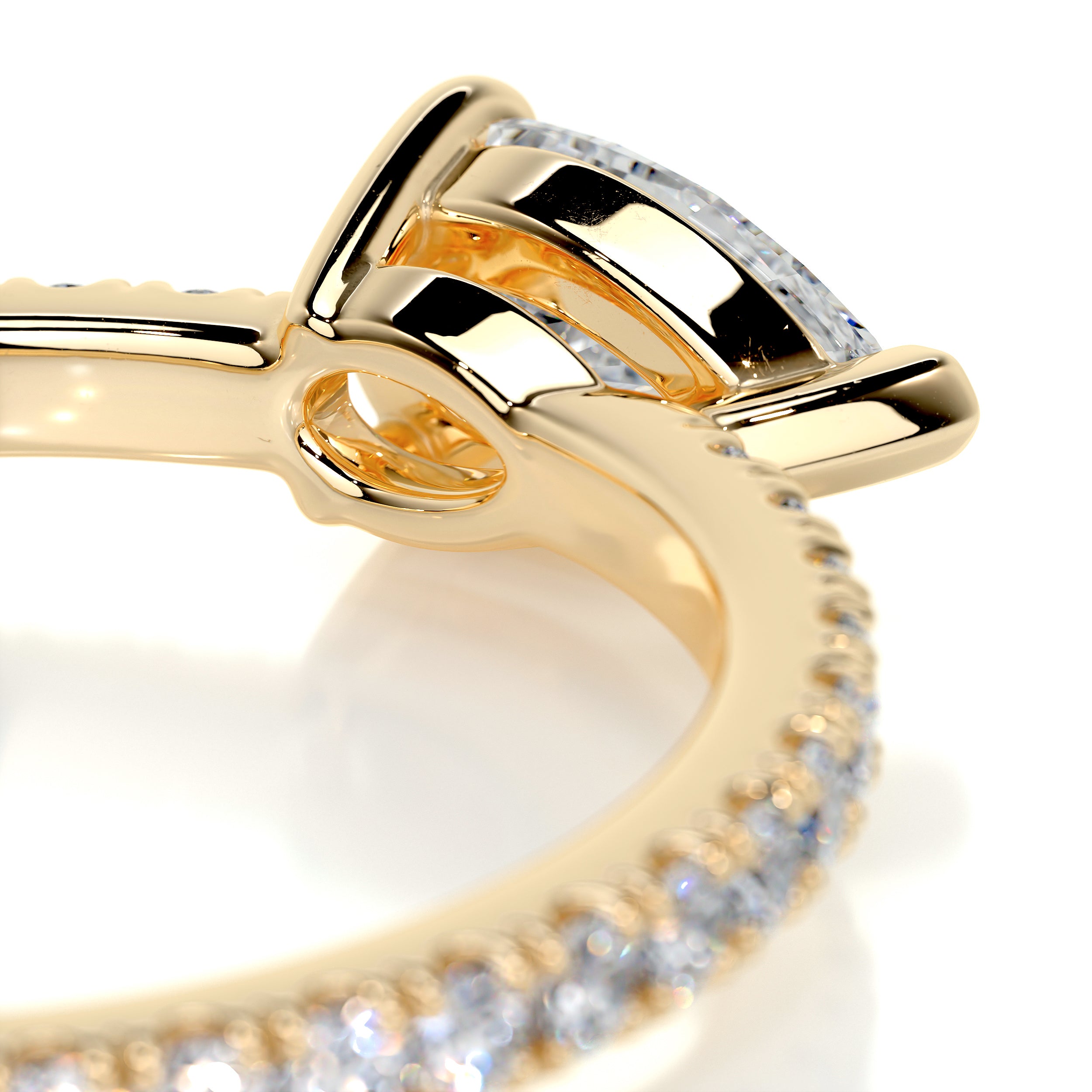 Chloe Pear Stacking Ring (0.75 Carat) -18K Yellow Gold、mySite、hinf8tx79