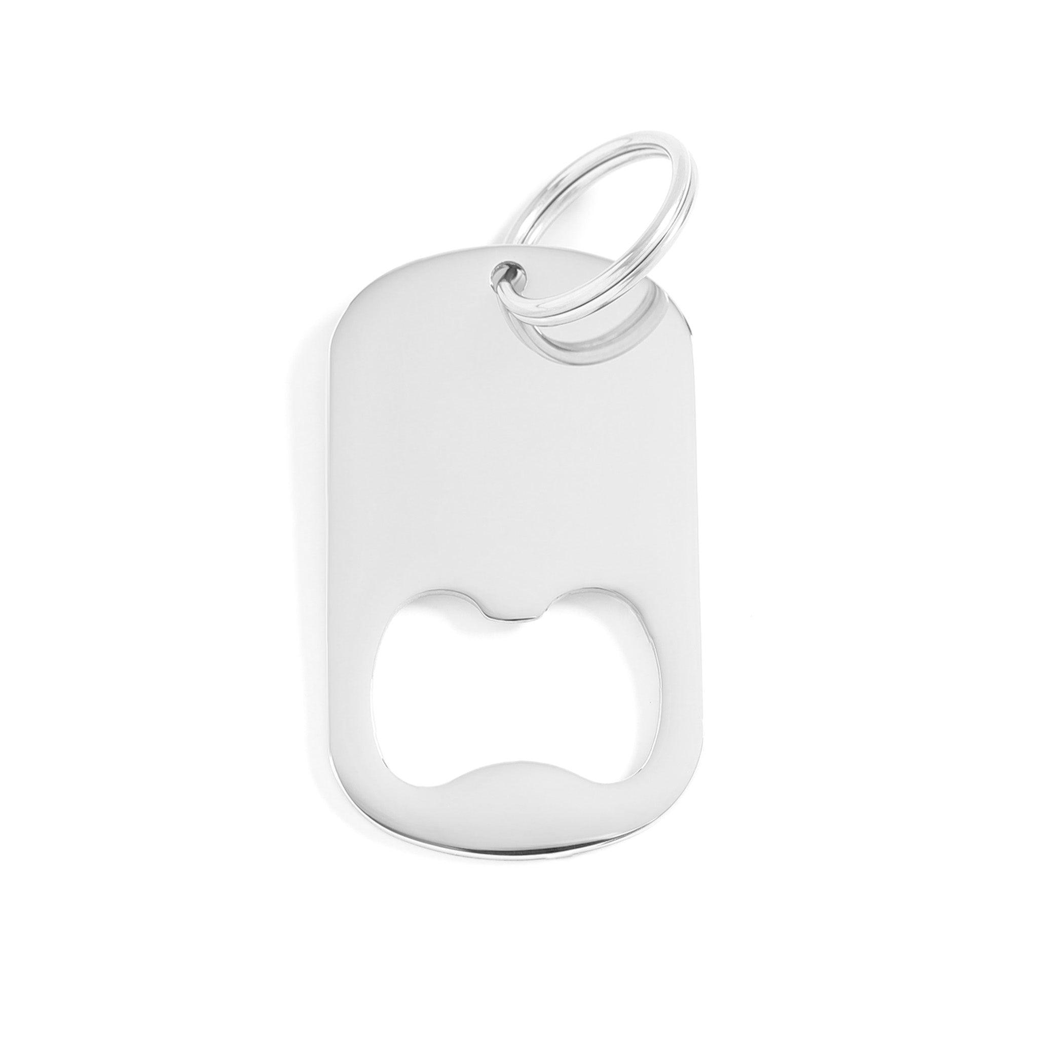 Stainless Steel Bottle Opener Blank Keychain / SBB0017、mySite、dreamappss