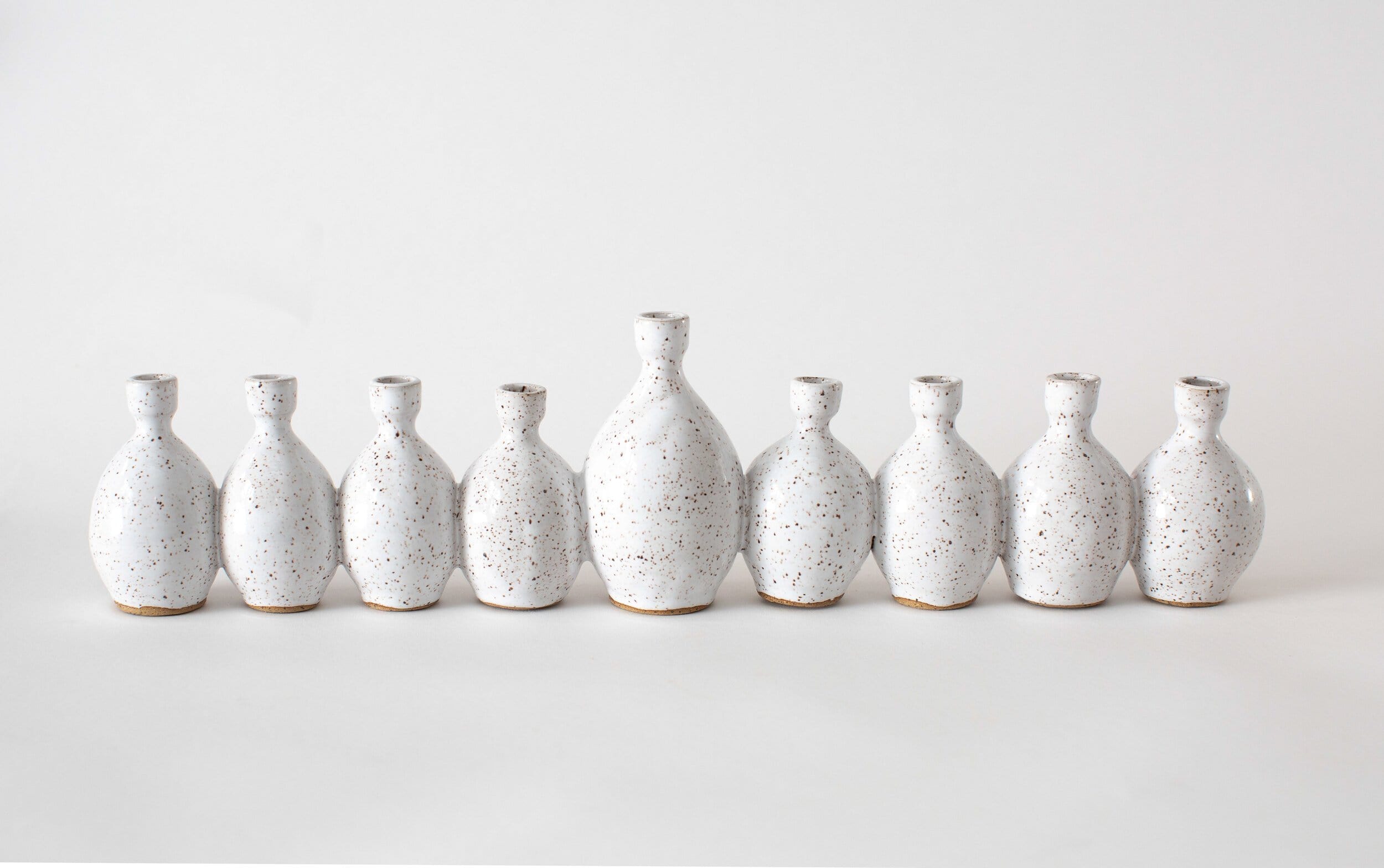 Ceramic Menorah by Rachael Pots - White、mySite、topwebapps
