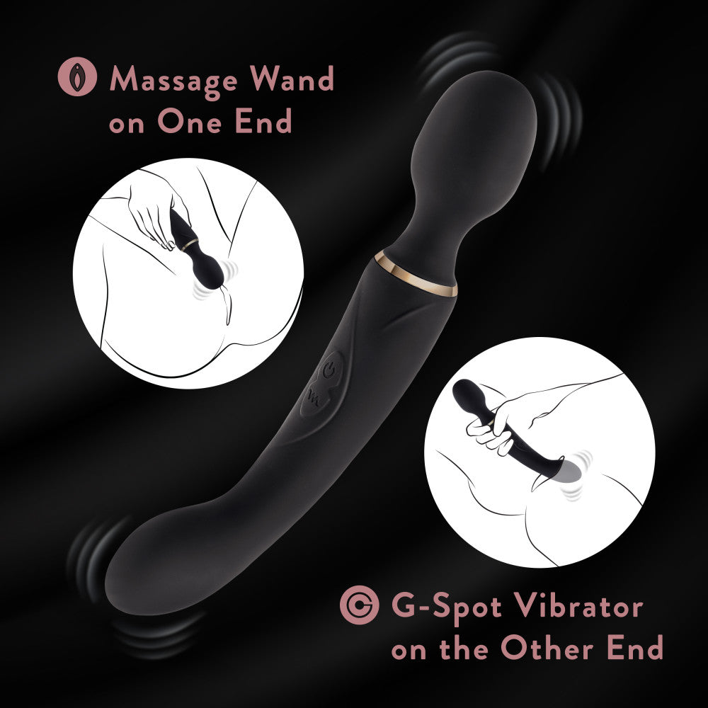 Blush Gia 7 Function 2-In-1 Dual Motor Vibrating Massage Wand、mySite、bottomscart