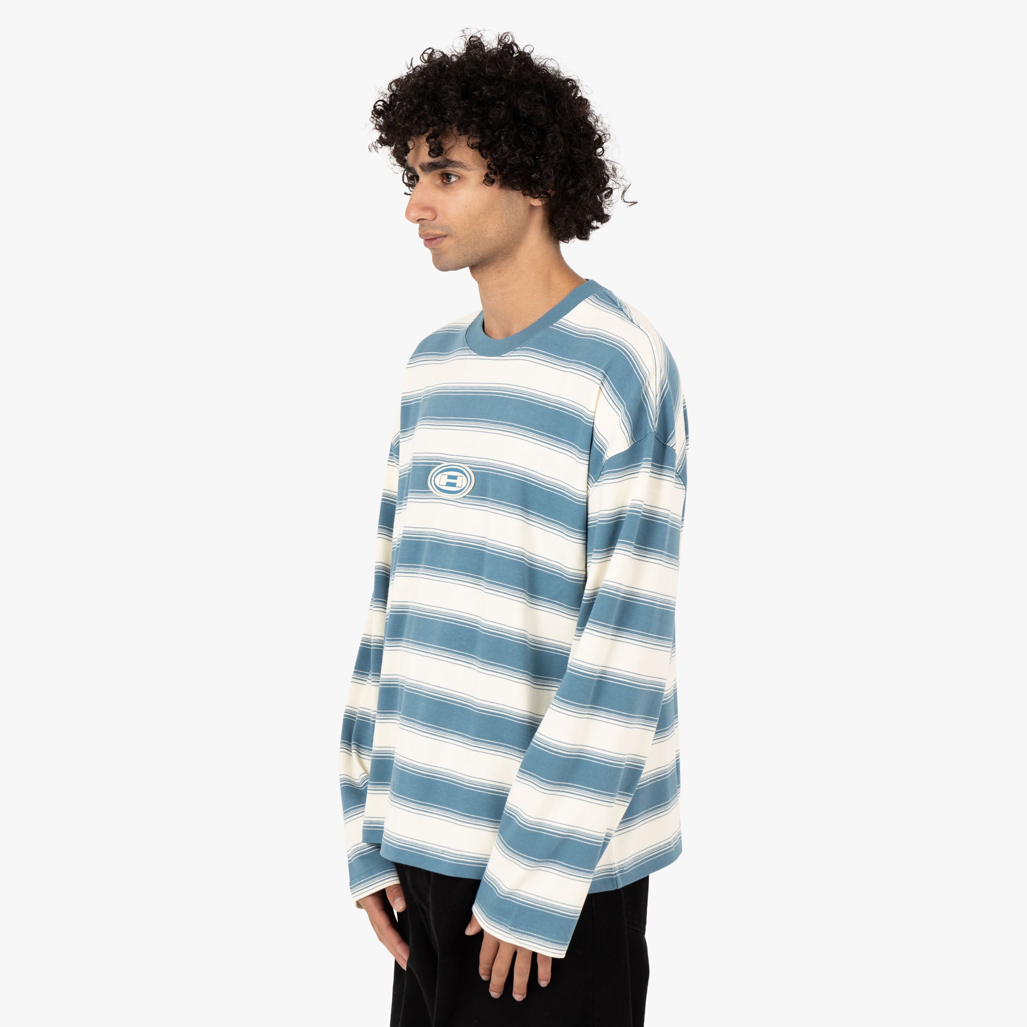  Honor The Gift 1988 Stripe Long Sleeve T-shirt / Cream、mySite、merchandisen