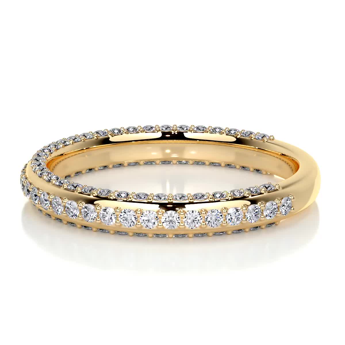 Anastasia Lab Grown Diamond Wedding Ring (0.75 Carat) -18K Yellow Gold (RTS)、mySite、hinf8tx79