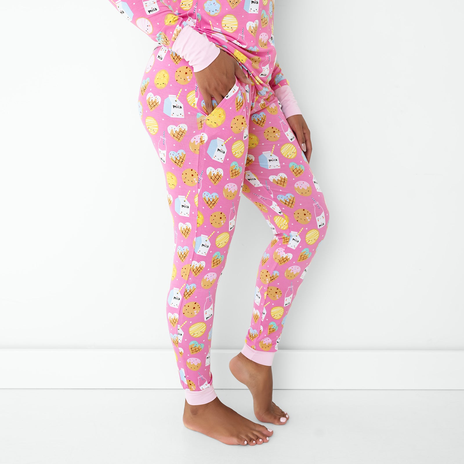  Pink Cookies & Milk Women's Pajama Pants、mySite、layawaytickets