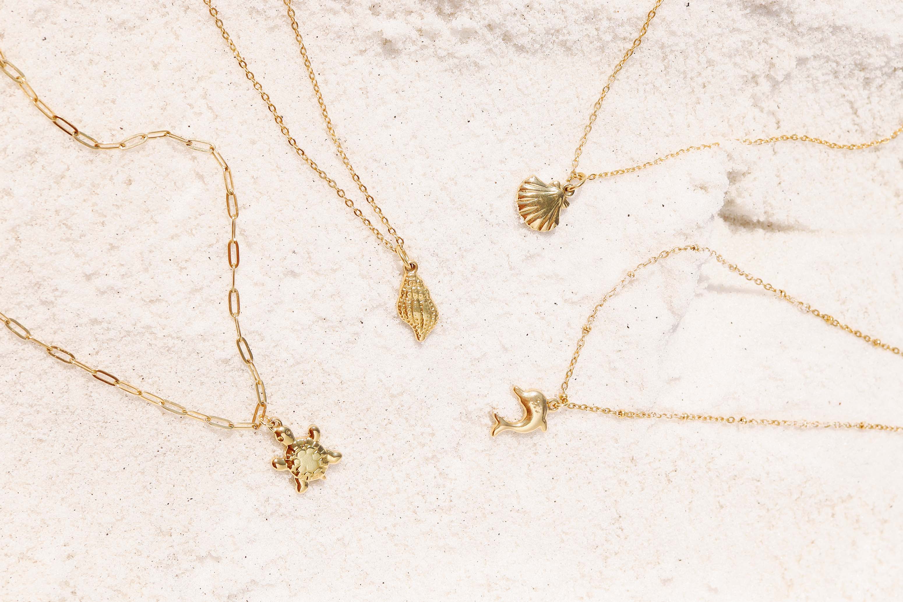 18K Gold PVD Stainless Steel Dolphin Charm / PDL0099、mySite、dreamappss