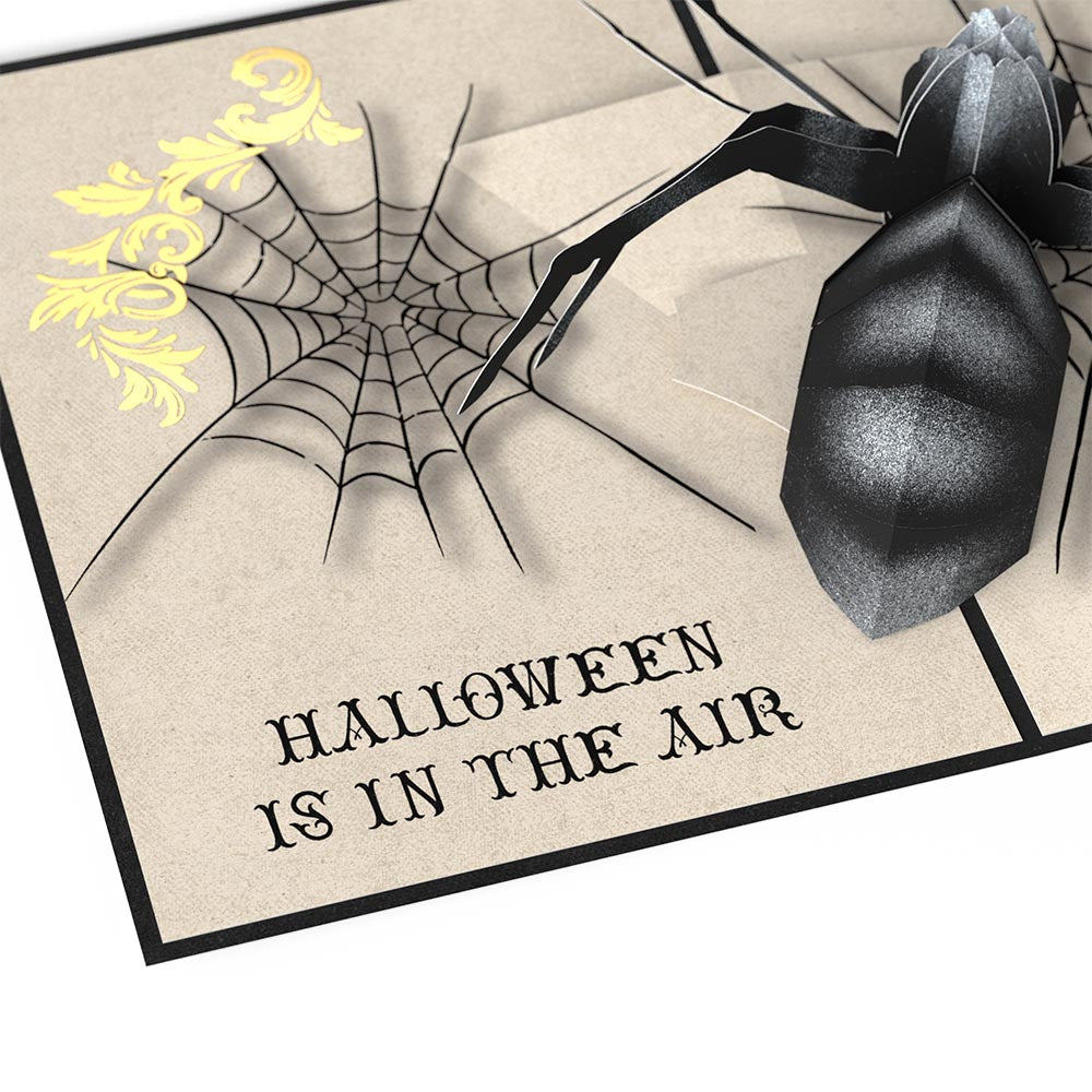 Beware Halloween Spider Pop-Up Card、mySite、solidvoid