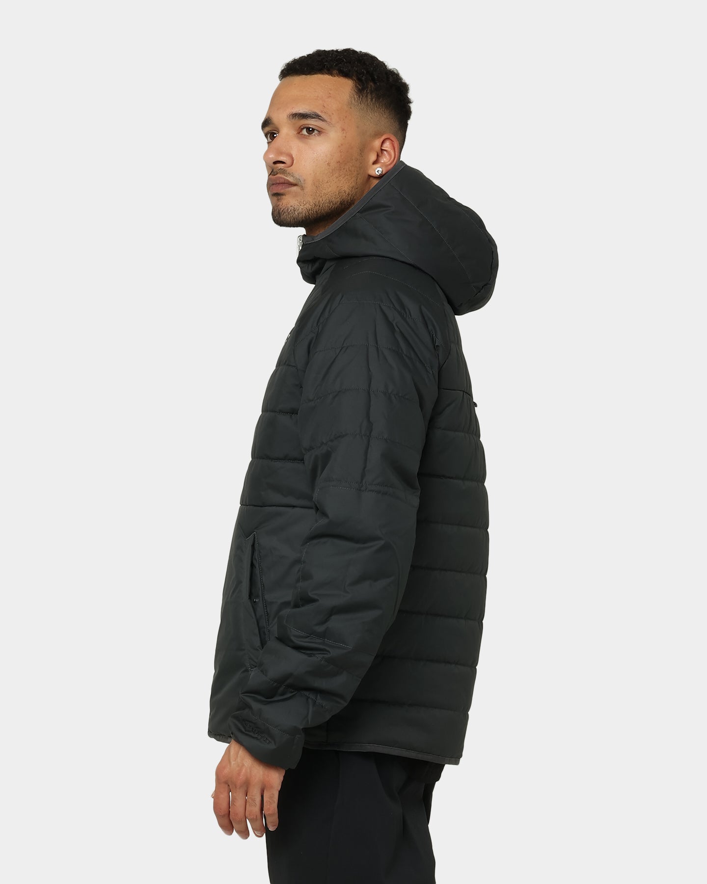 Nike Sportswear Therma-FIT Legacy Reversible Hooded Jacket Black/Dark Smoke、mySite、zt4zffjzw
