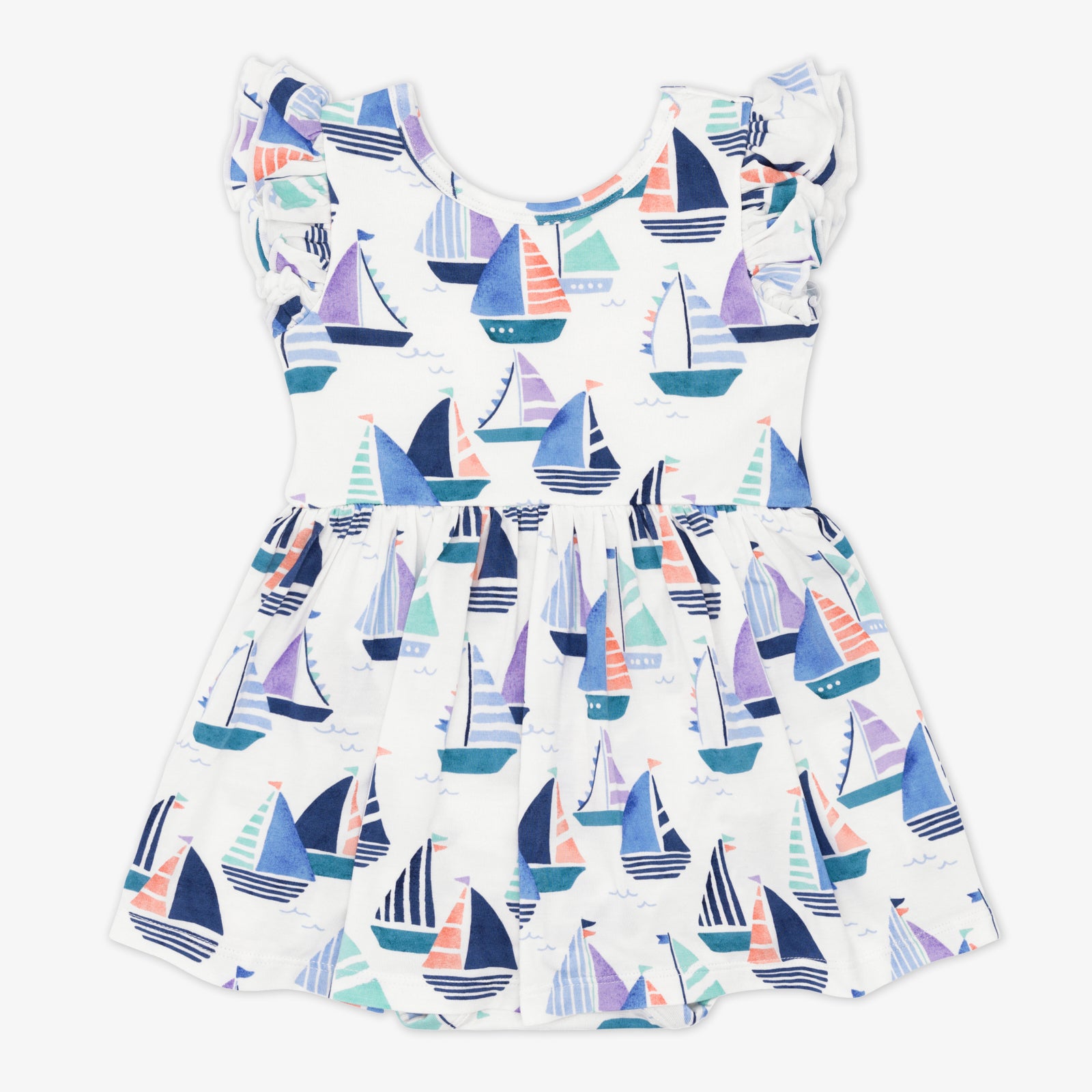  Seas The Day Flutter Skater Dress with Bodysuit、mySite、layawaytickets