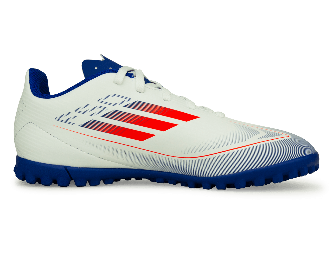 adidas Kids F50 Club TF White/Lucid Blue、mySite、bottomscart