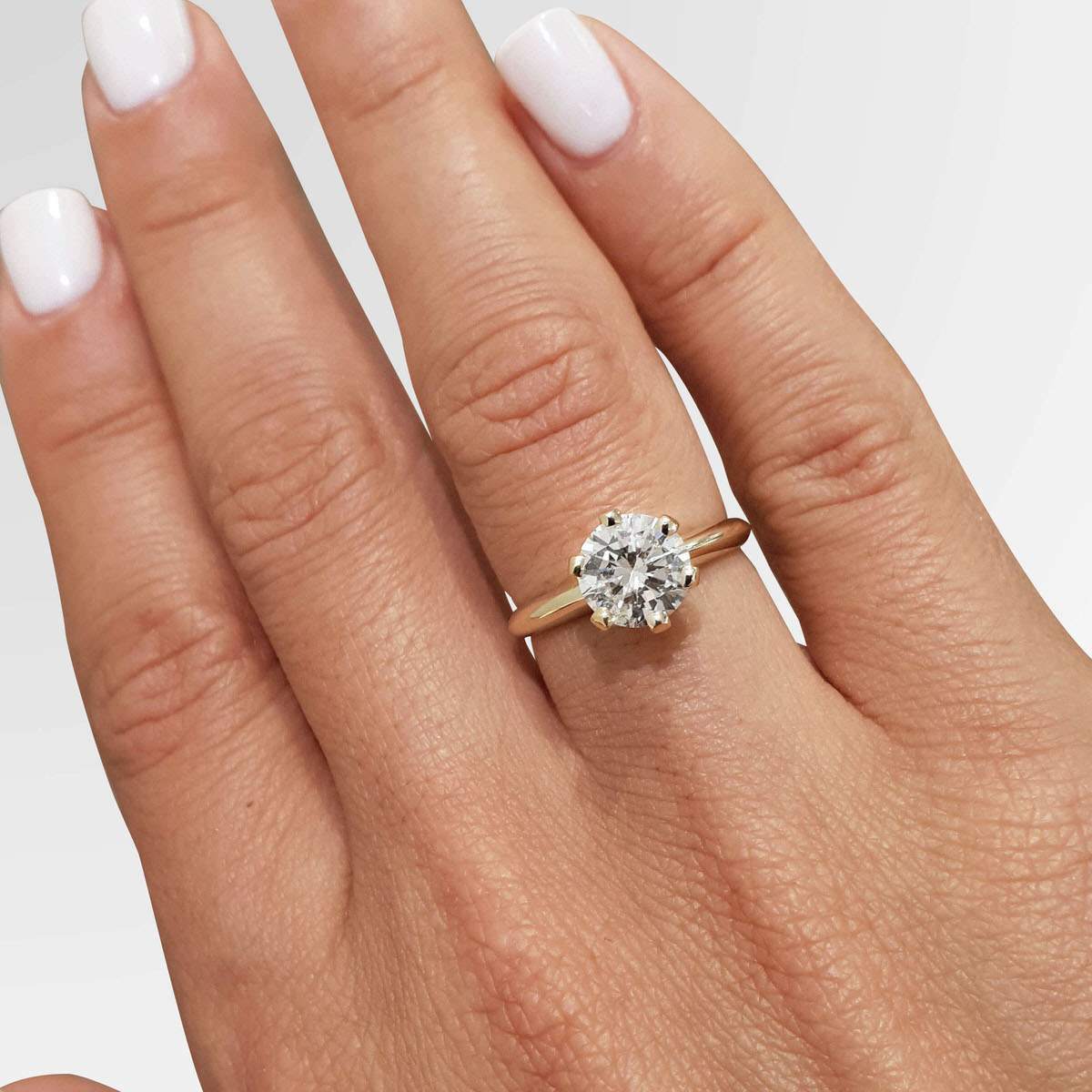 Alexis Lab Grown Diamond Ring -18K Yellow Gold、mySite、hinf8tx79