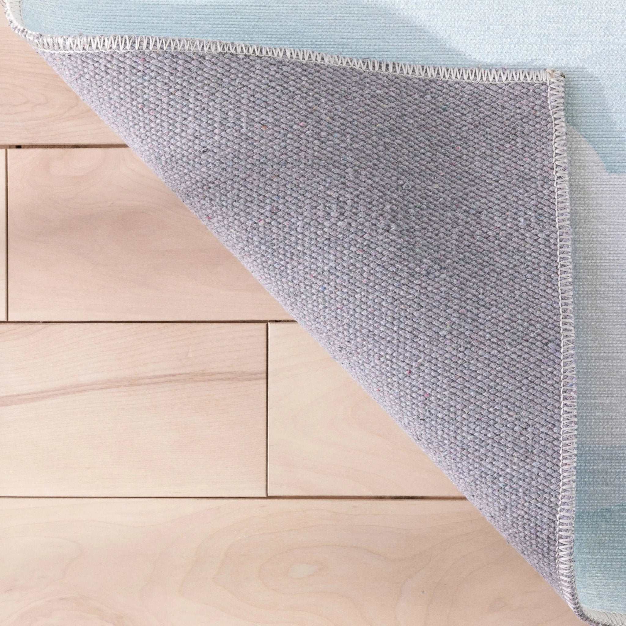 Cloud 9 Modern Light Blue Kids Flat-Weave Rug、mySite、gigharbornorthrealestate