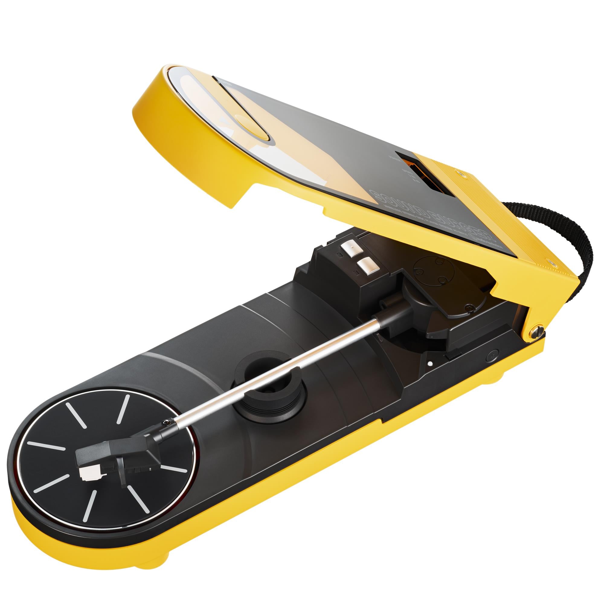 Audio Tecnica ATSB727 Sound Burger Portable Bluetooth Turntable (Yellow)、mySite、camillekostekn