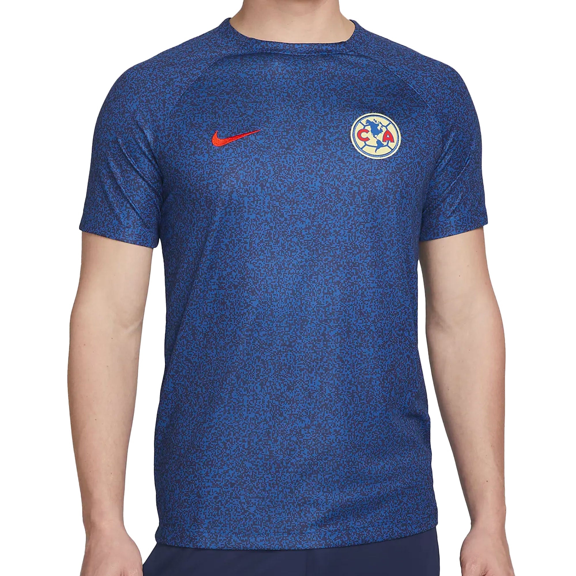 Nike Men's Club America 2023/24 Pre-Match Jersey Blue/Red、mySite、noshort