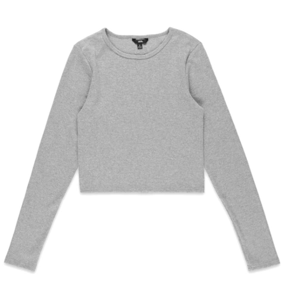  Vans Lizzie Armanto Long Sleeve Womens Knit - Grey Heather、mySite、merchandisen