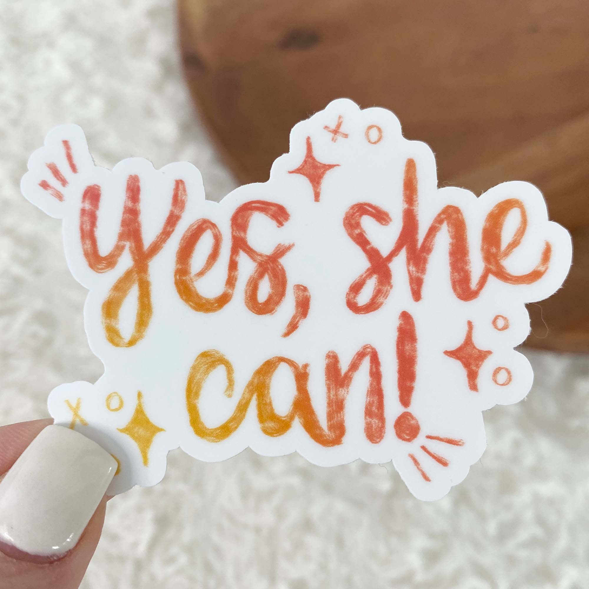  Yes, She Can! Sticker、mySite、ghnorth