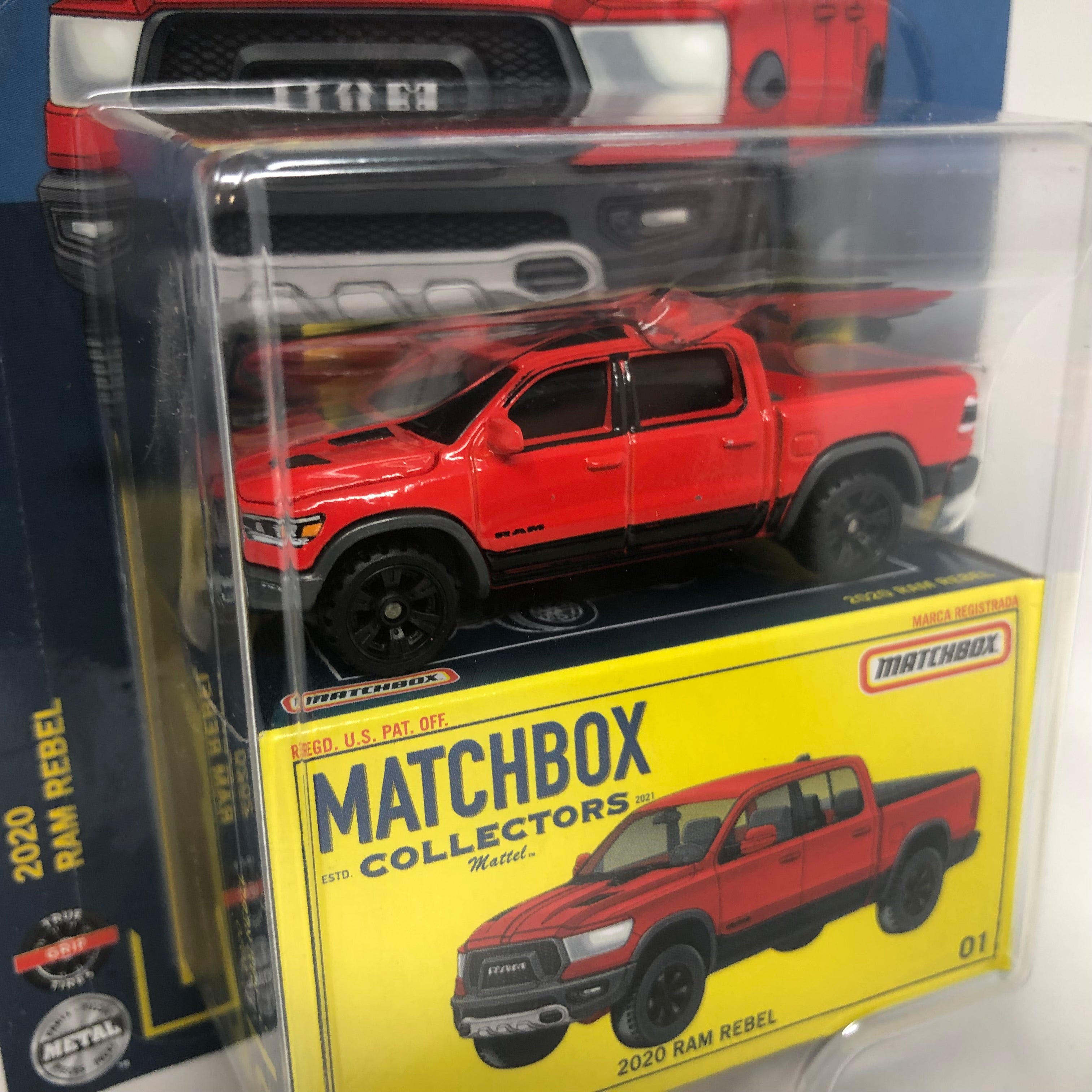 2020 RAM Rebel * Red * 2022 Matchbox Collectors Series Case M、mySite、hgirdovlk
