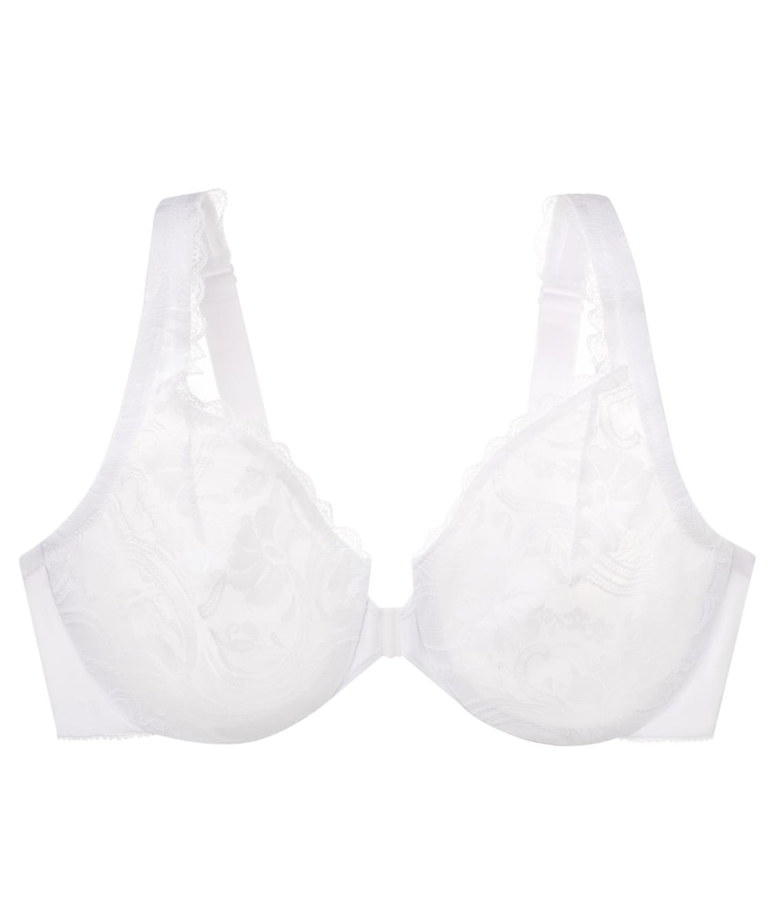 WonderWire Front-Close Stretch Lace Bra、mySite、bengalsvssteelers