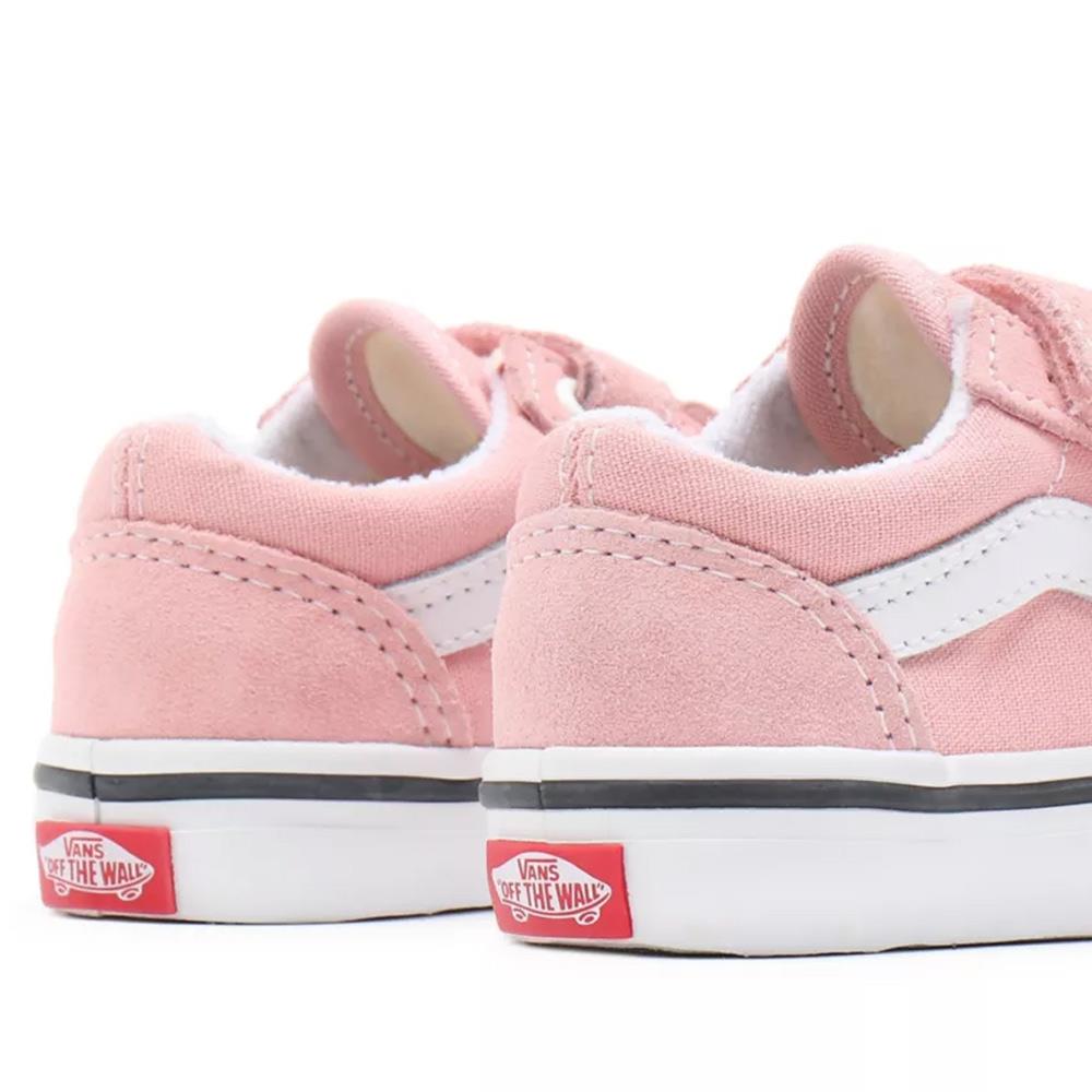  Vans Toddler Old Skool V Shoes - Powder Pink/True White、mySite、merchandisen