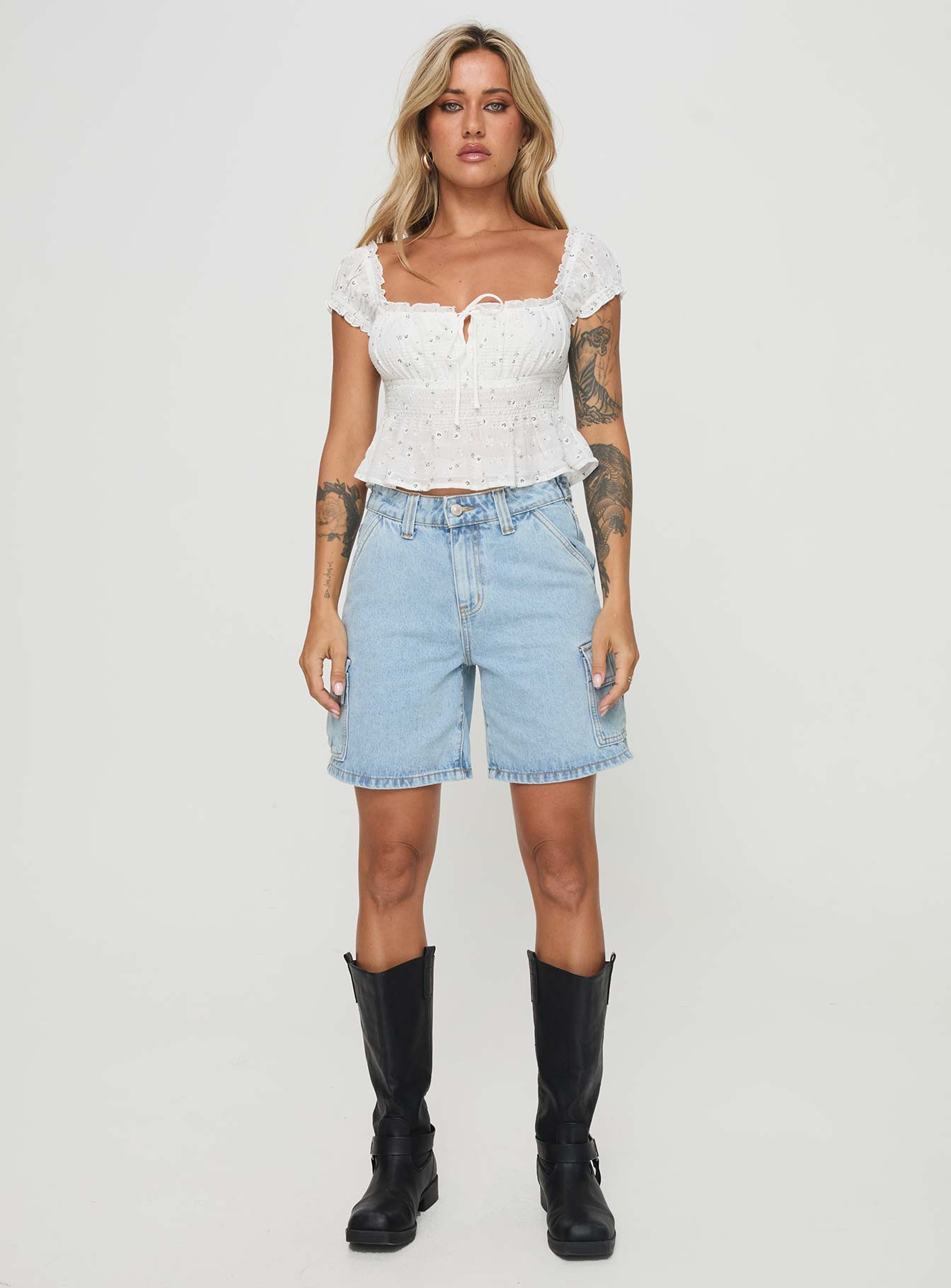 Yvaine Top White、mySite、solidvoid