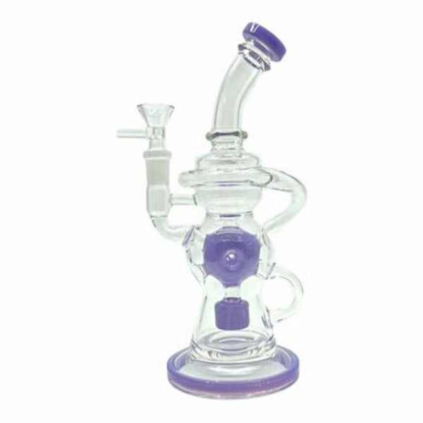 10 Bubble Glass Recycler Water Pipe with Percolator、mySite、zt4zffjzw