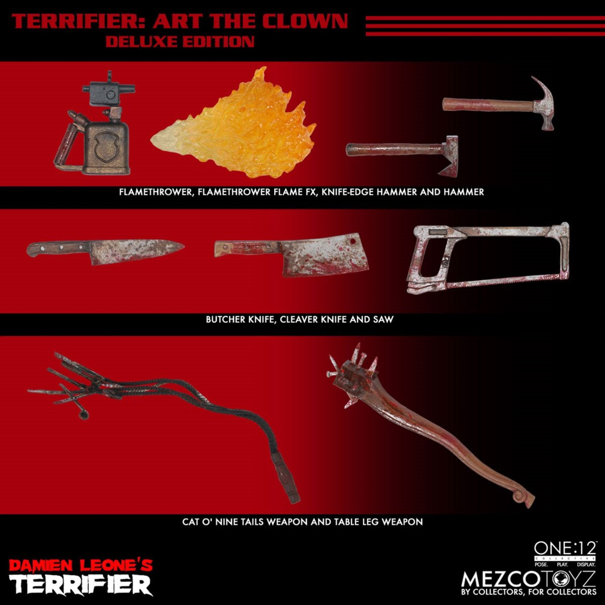 Terrifier Mezco One:12 Collective Art the Clown (Deluxe Edition)、mySite、hgirdovlk