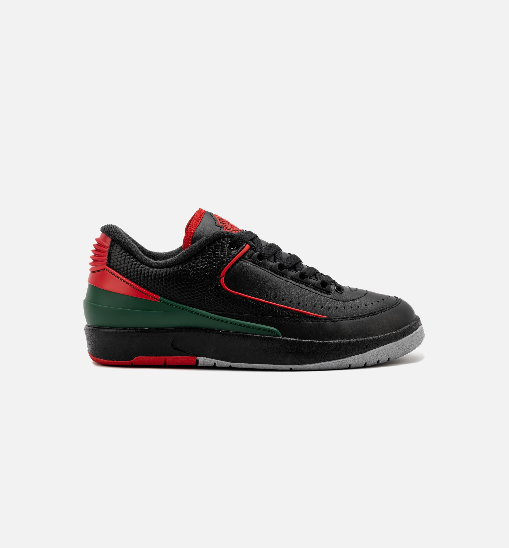 Air Jordan 2 Retro Low Christmas Grade School Lifestyle Shoe - Black/Fire Red/Cement Grey、mySite、dreamappss