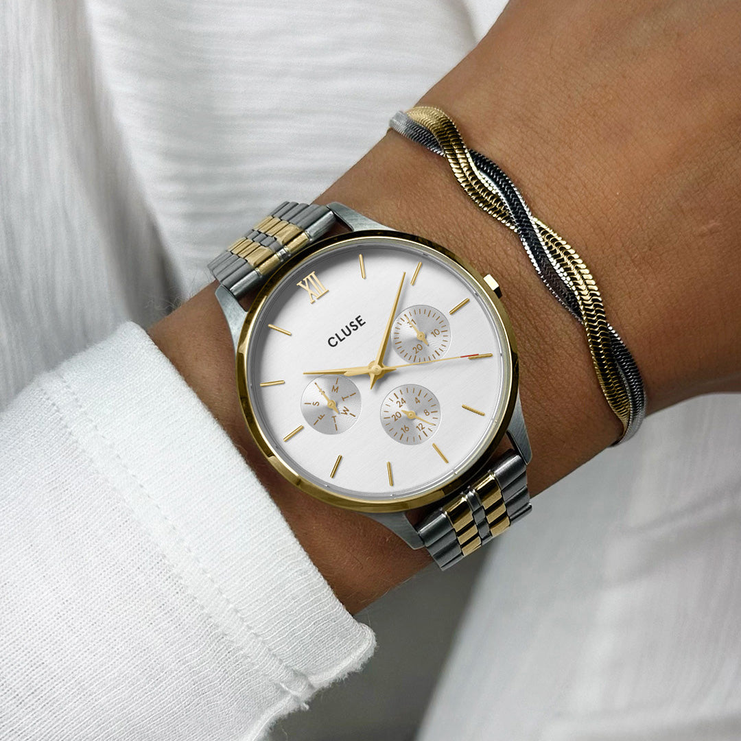  Minuit Multifunction Watch Steel, Two-Tone