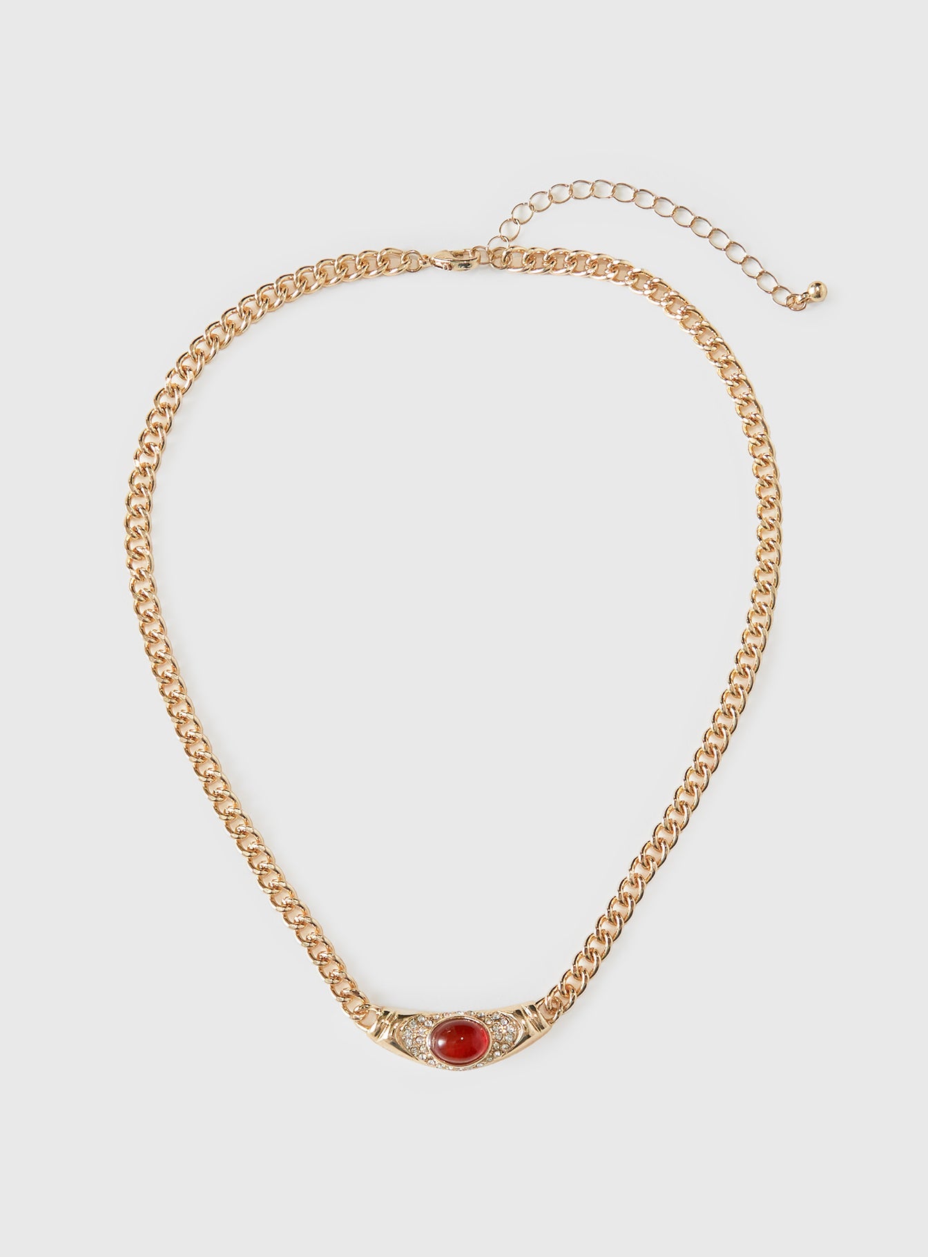 No Place Like Home Necklace Gold / Red、mySite、solidvoid