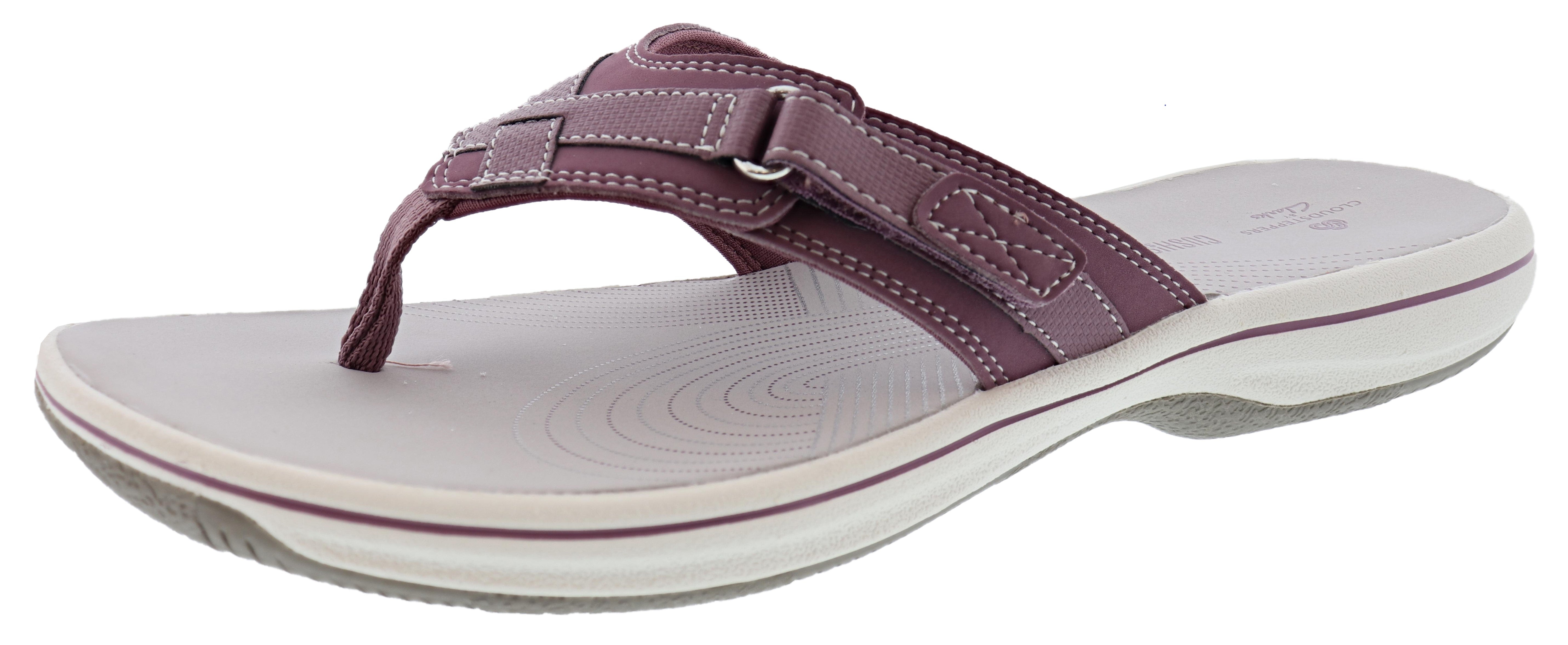 Clarks Women Sandals Lightweight Flip Flops Breeze Sea、mySite、dreamappss