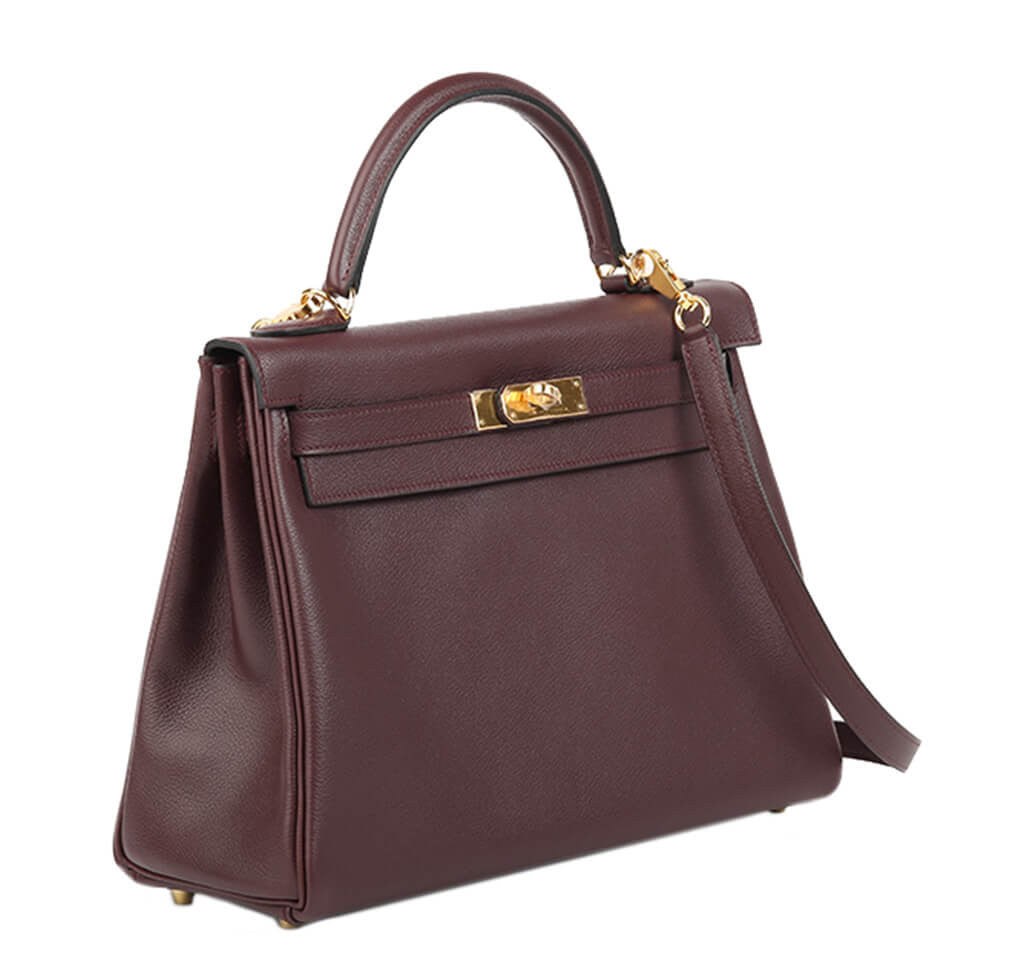 Hermès Prune Kelly 32cm Bag GHW、mySite、garminoutage.com