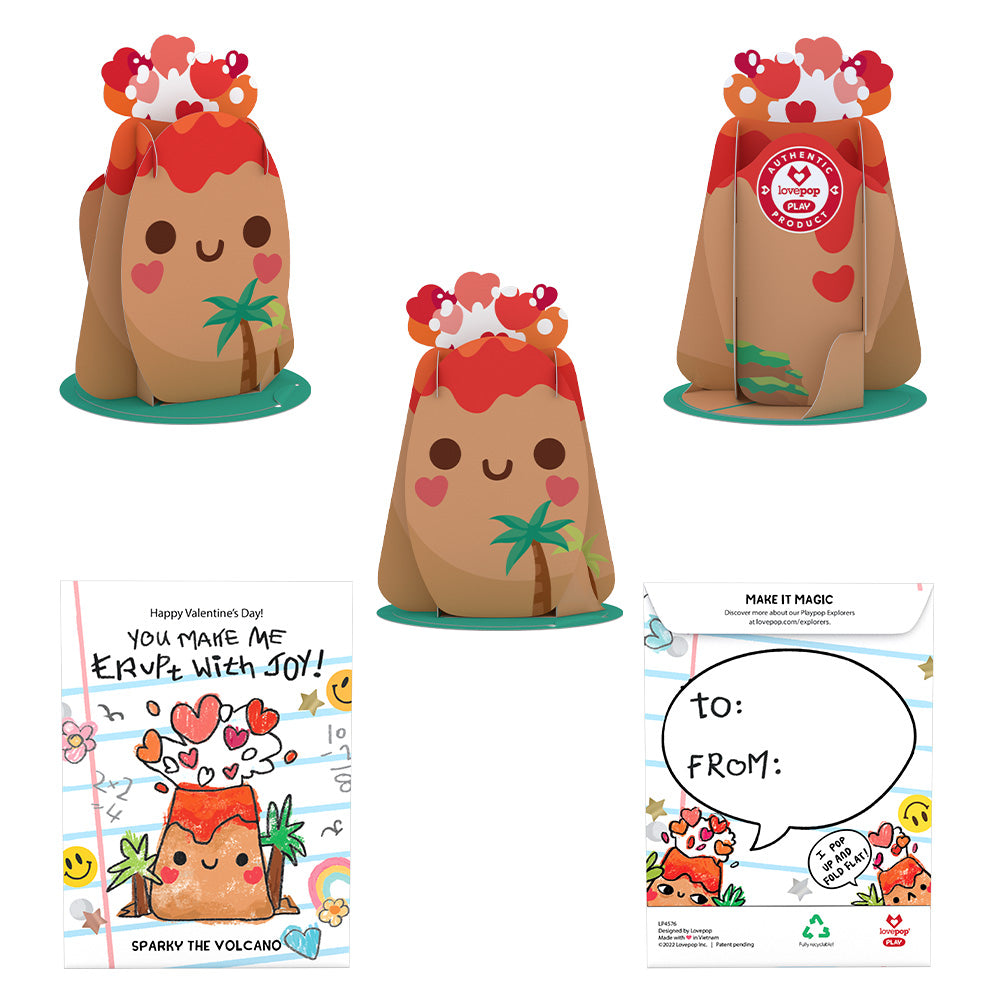 Playpop Explorers™: Assorted Valentine's for Kids 8-Pack、mySite、solidvoid
