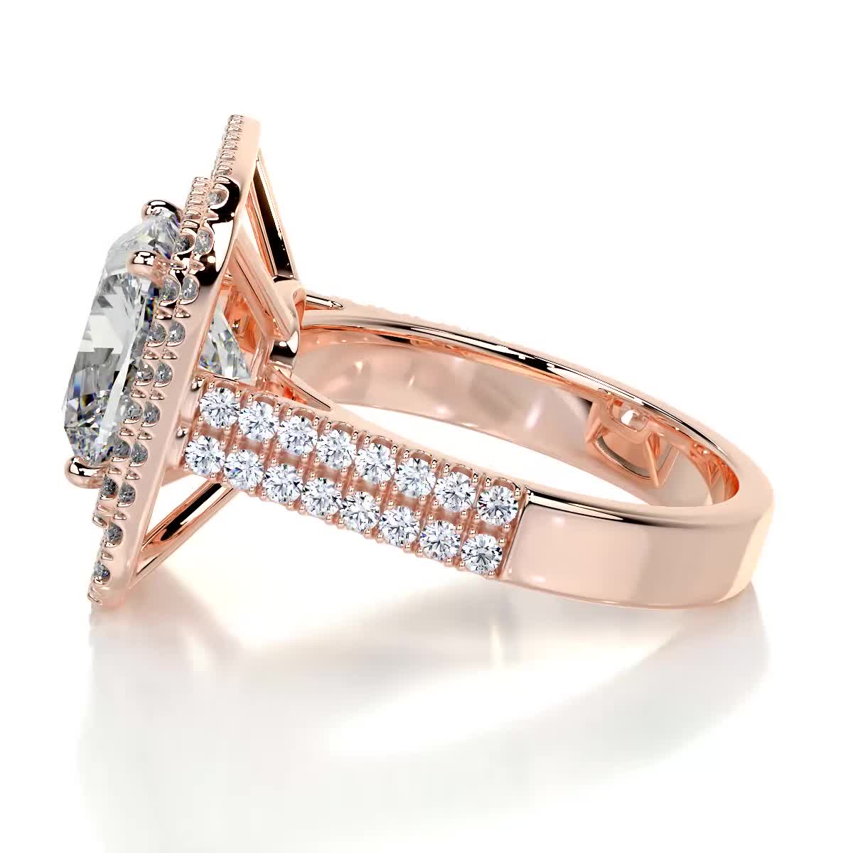 Piper Diamond Engagement Ring - 14K Rose Gold、mySite、hinf8tx79